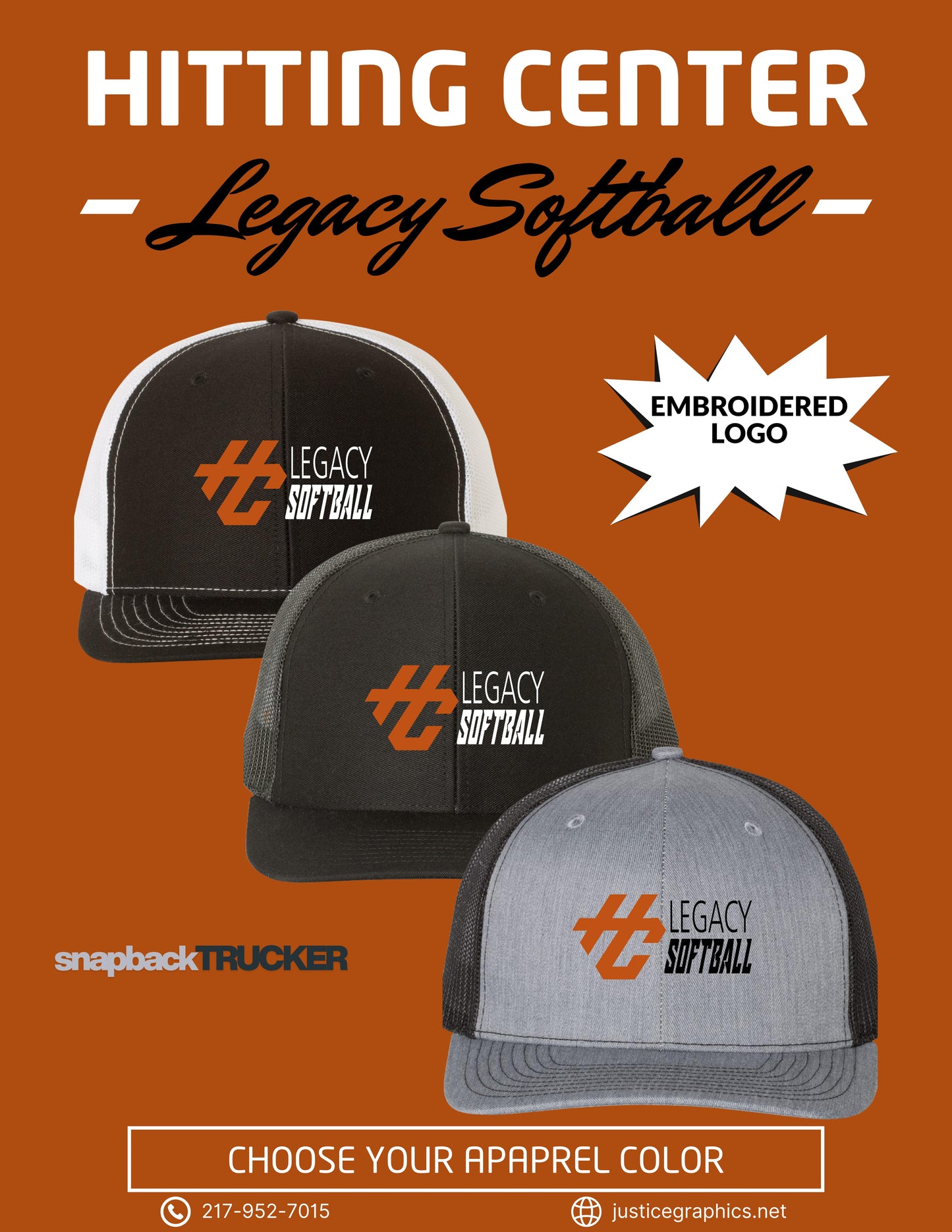Hitting Center Legacy Softball RICHARDSON UNFITTED HAT (E.112)