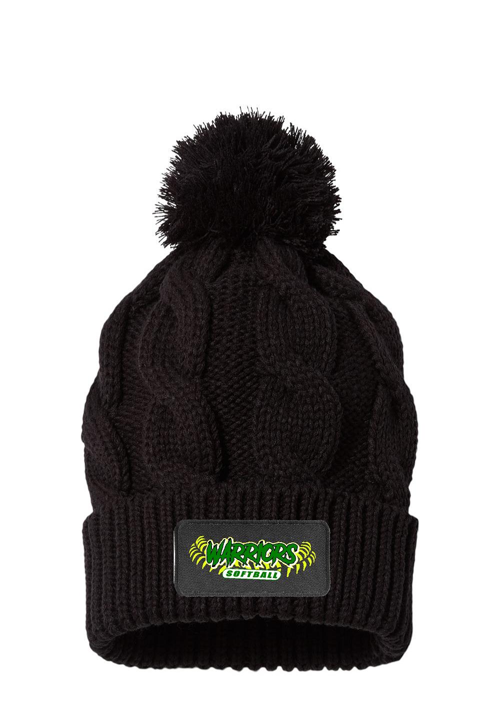 Athens High School Softball Chunk Twist Cuffed Beanie (E.141R)