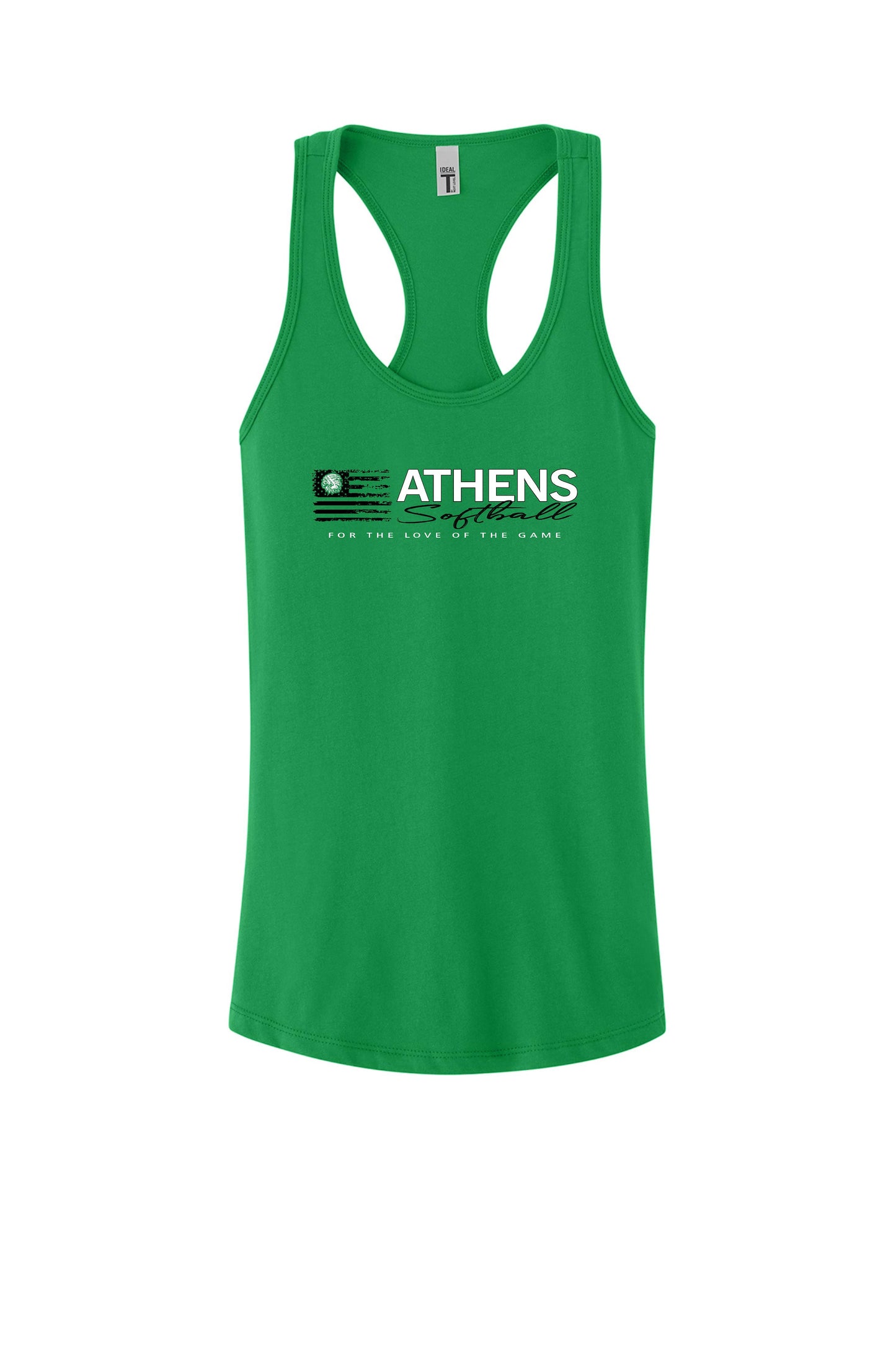 ATHENS JUNIOR HIGH SOFTBALL Next Level Women's Racerback Tank (P.1533)