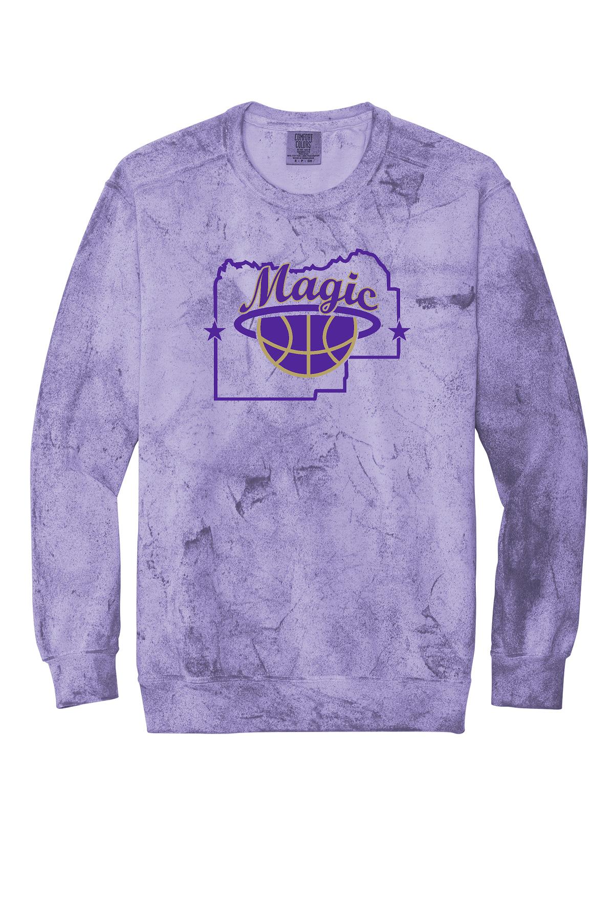 MENARD COUNTY MAGIC BASKETBALL Comfort Colors - Colorblast™ Crewneck Sweatshirt (P.1545)