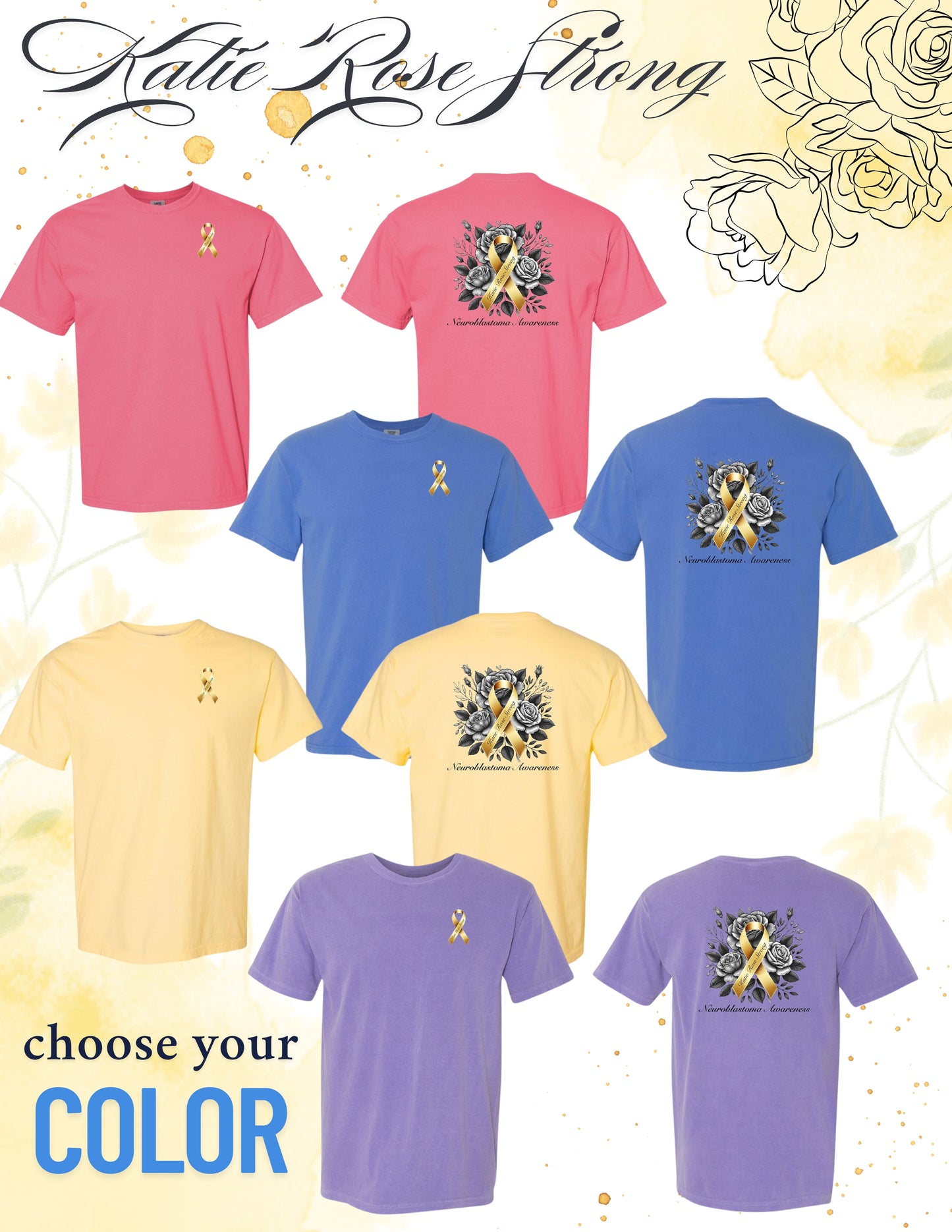 KATIE ROSE STRONG Comfort Colors - Garment-Dyed Heavyweight T-Shirt (P.1717)