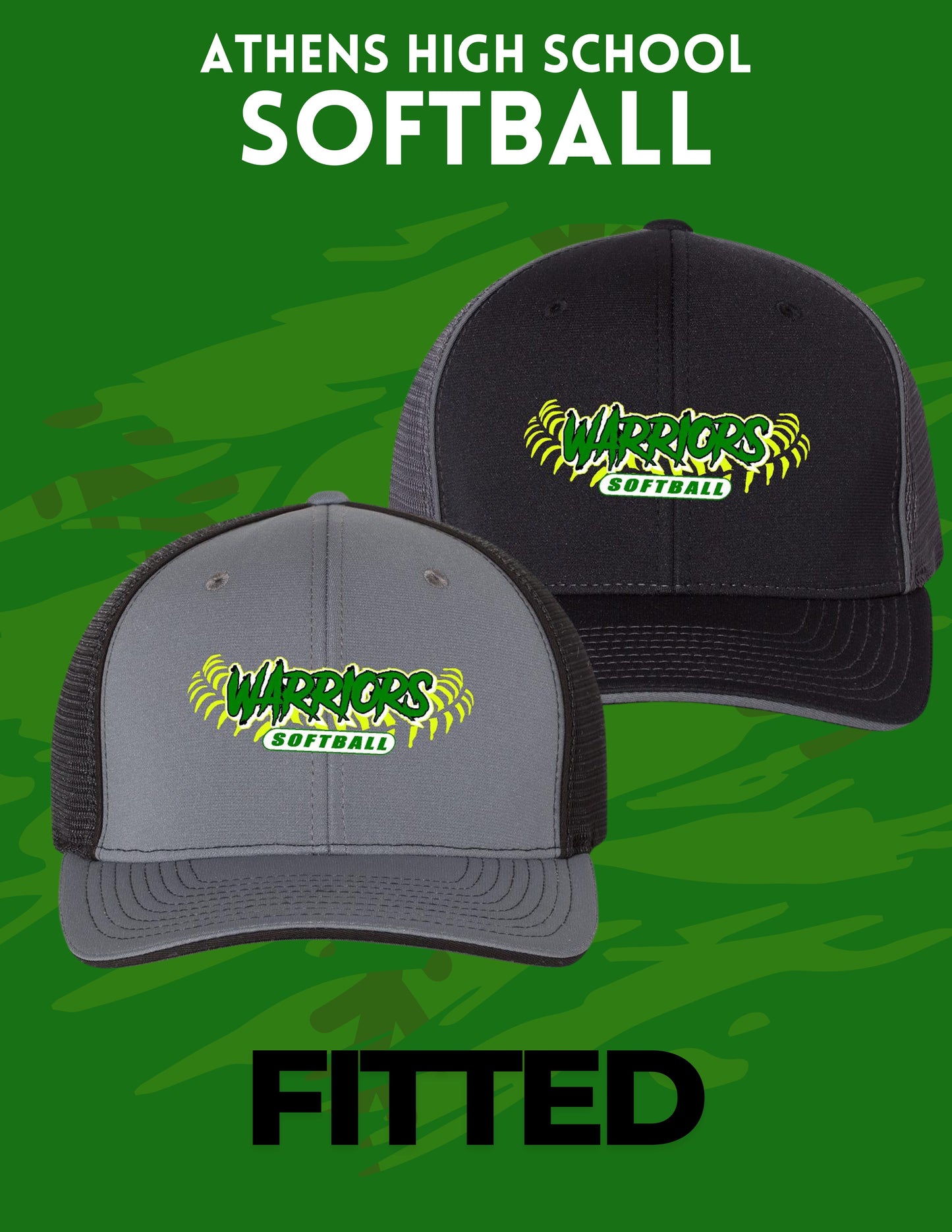 Athens High School Softball RICHARDSON FITTED HAT (E.172)