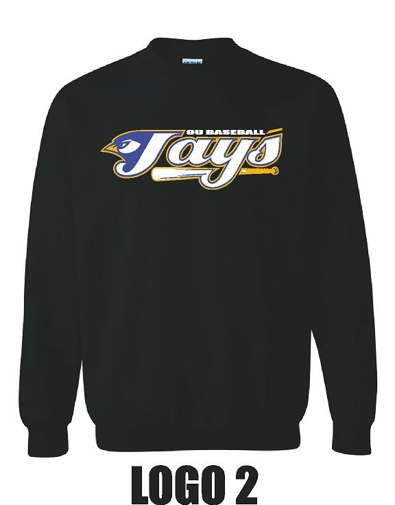 PETERSBURG JAYS 9U BASEBALL UNISEX Crewneck Sweatshirt (P.18000/18000B)