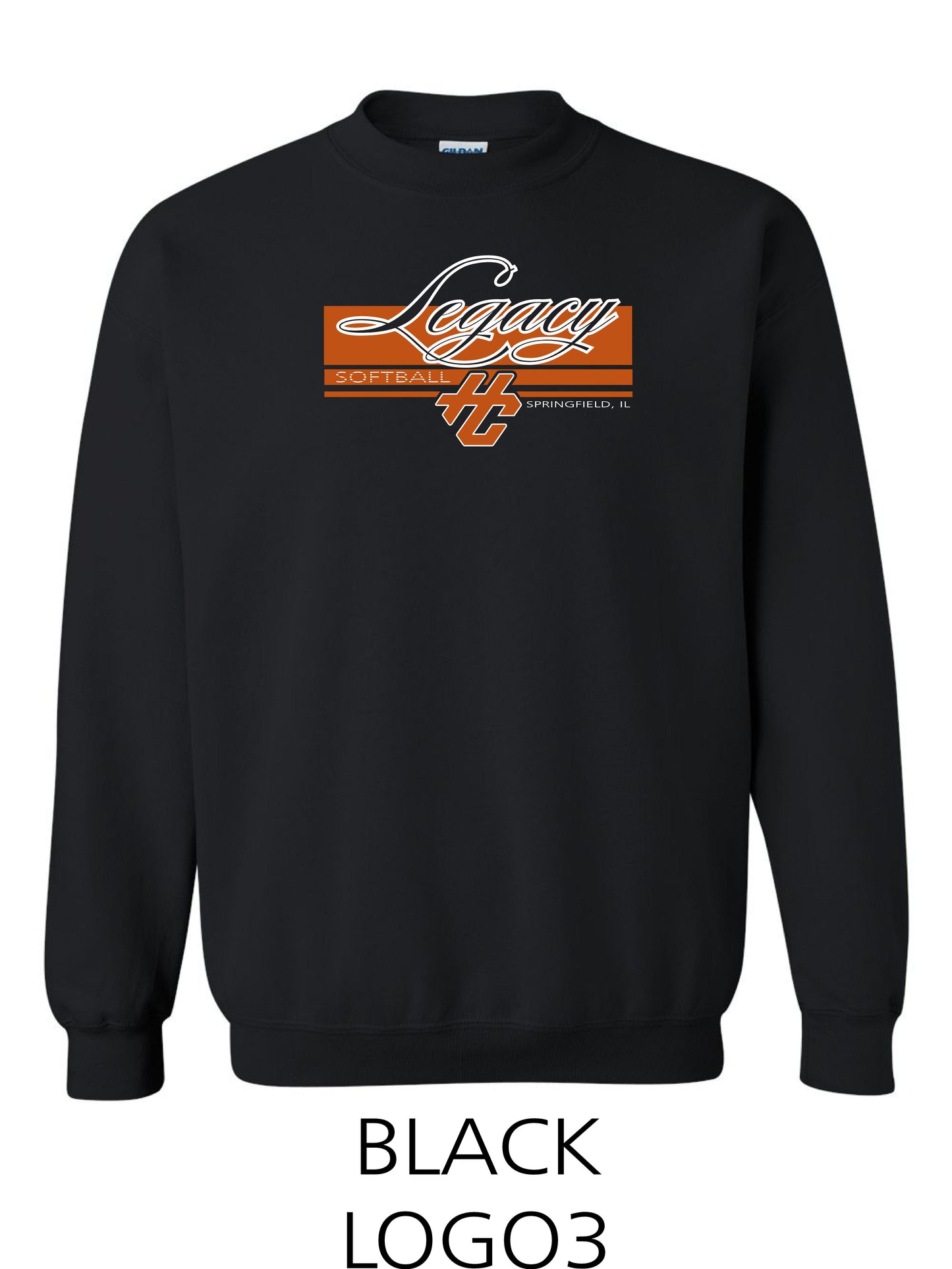 Hitting Center Legacy Softball Unisex Crew Sweatshirt (P.18000)