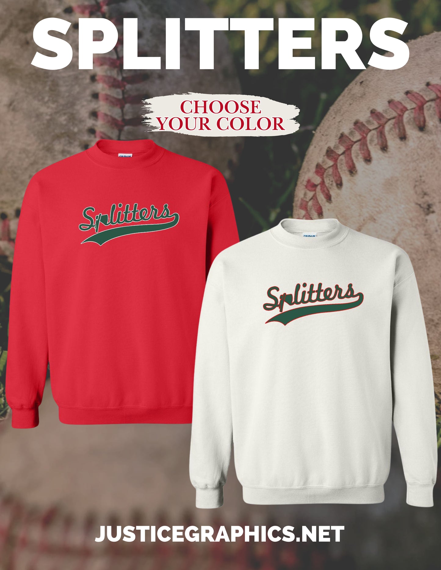 MIDWEST SPLITTERS UNISEX Crewneck Sweatshirt (P.18000/18000B)
