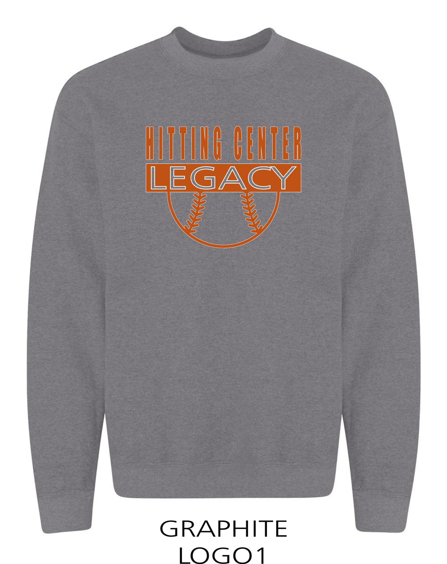 Hitting Center Legacy Softball Unisex Crew Sweatshirt (P.18000)