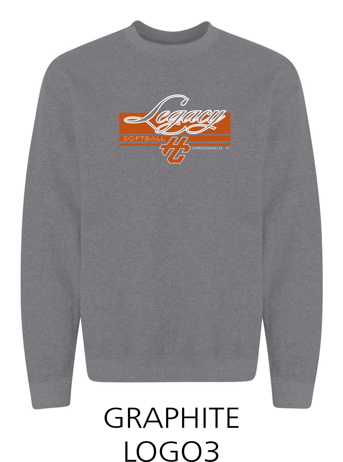 Hitting Center Legacy Softball Unisex Crew Sweatshirt (P.18000)