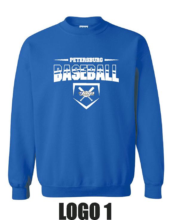 PETERSBURG JAYS 9U BASEBALL UNISEX Crewneck Sweatshirt (P.18000/18000B)