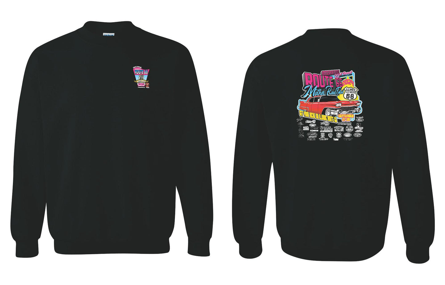 23RD ANNUAL ROUTE 66 MOTHER ROAD FESTIVAL 2024 CREW SWEATSHIRT (P.18000)