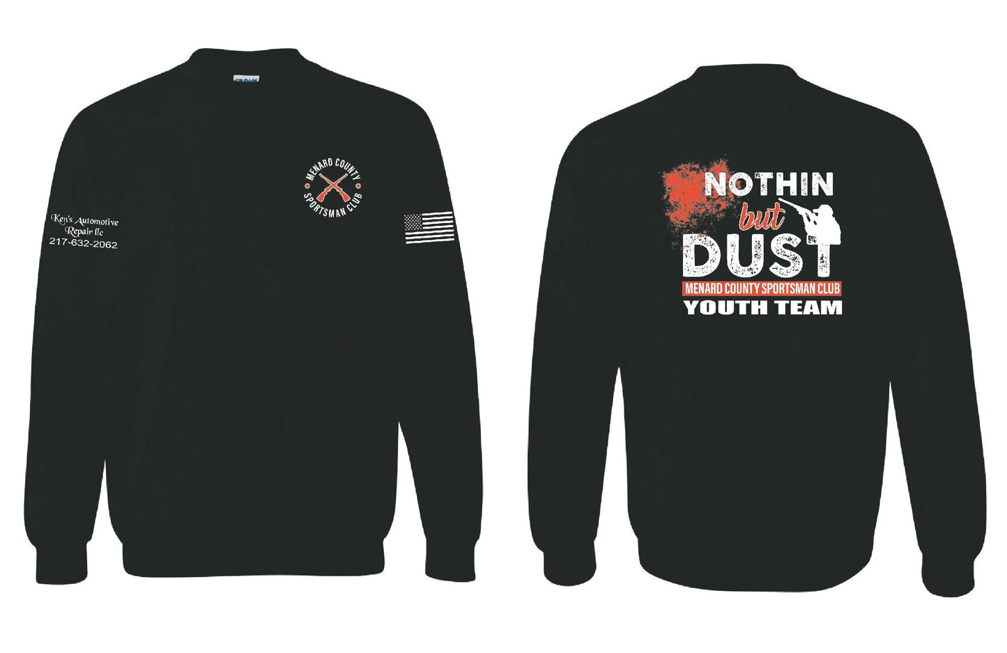MENARD COUNTY SPORTMAN CLUB UNISEX Crewneck Sweatshirt (P.18000/18000B)