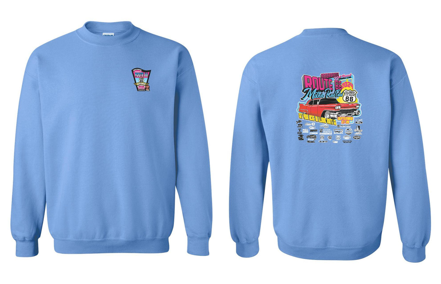 23RD ANNUAL ROUTE 66 MOTHER ROAD FESTIVAL 2024 CREW SWEATSHIRT (P.18000)
