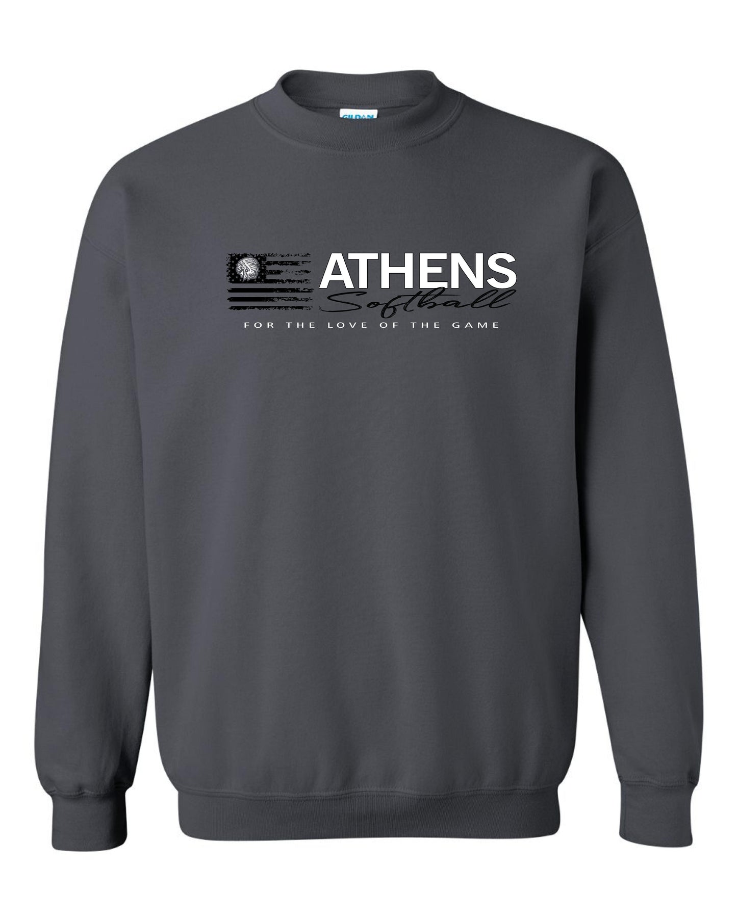 ATHENS JUNIOR HIGH SOFTBALL Unisex Crew Sweatshirt (P.18000)