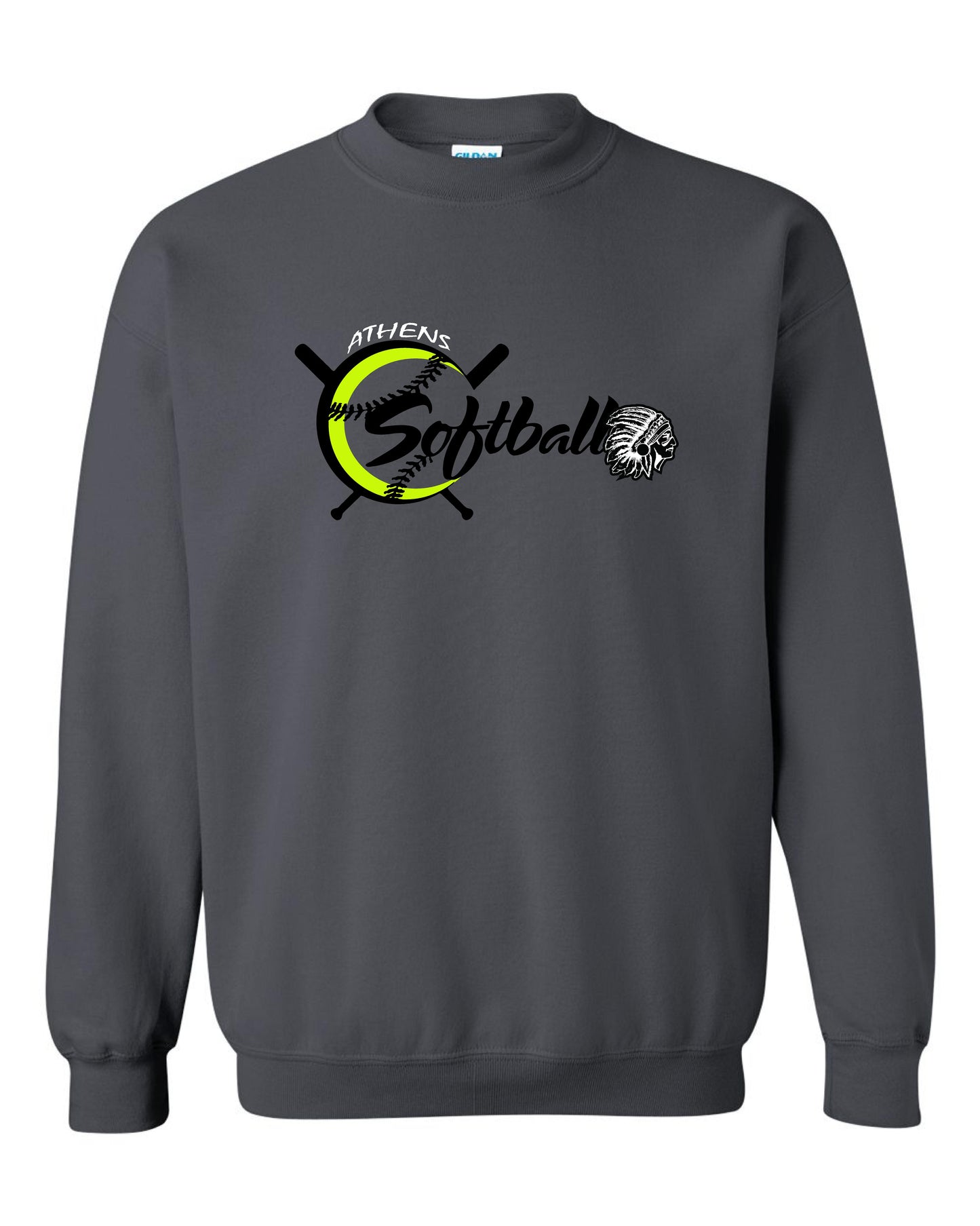 ATHENS JUNIOR HIGH SOFTBALL Unisex Crew Sweatshirt (P.18000)