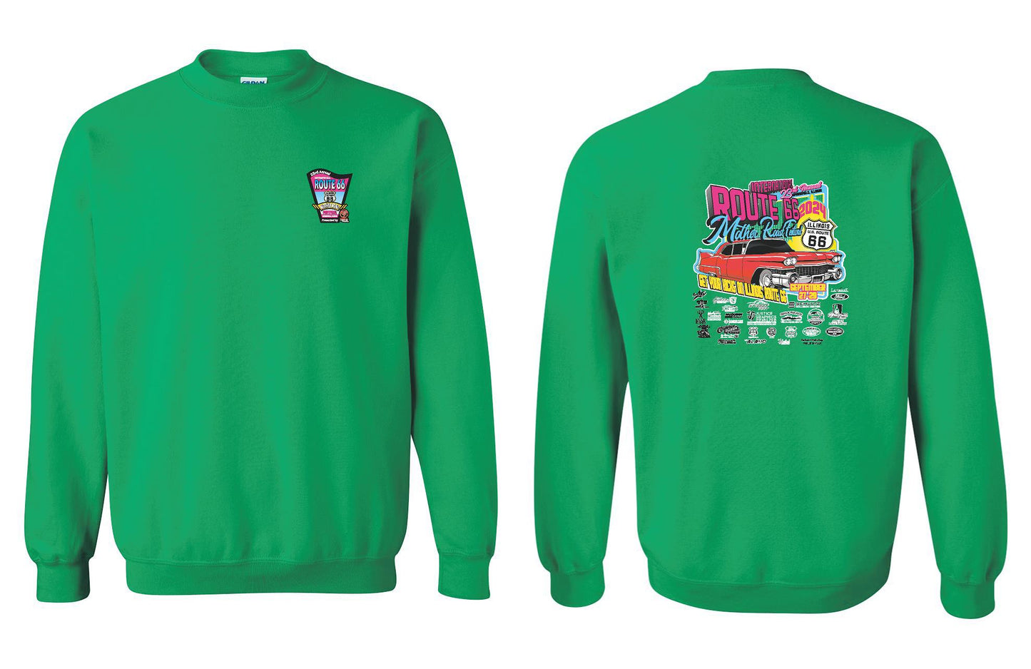23RD ANNUAL ROUTE 66 MOTHER ROAD FESTIVAL 2024 CREW SWEATSHIRT (P.18000)