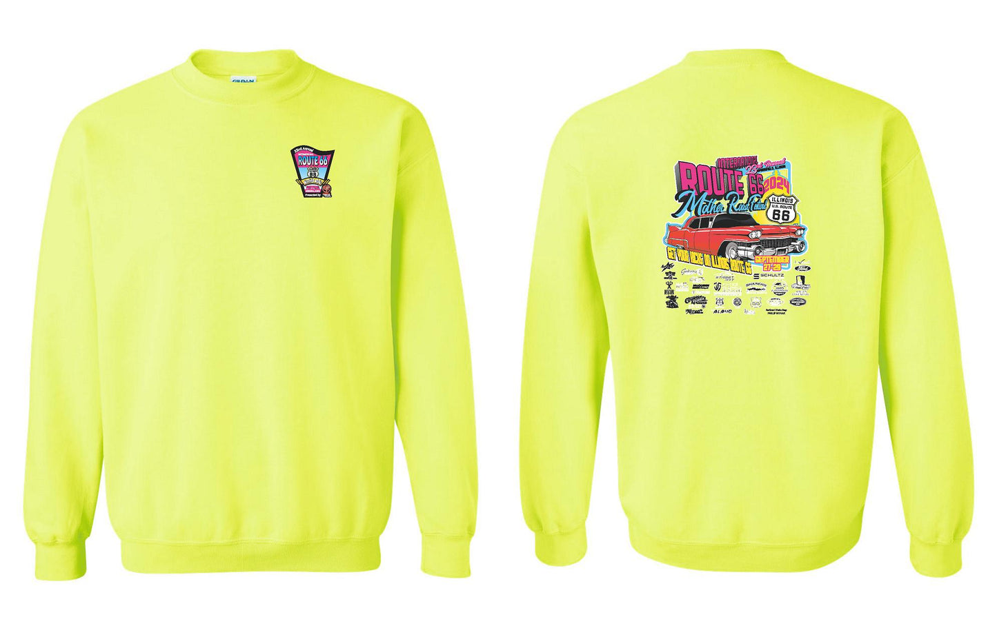 23RD ANNUAL ROUTE 66 MOTHER ROAD FESTIVAL 2024 CREW SWEATSHIRT (P.18000)