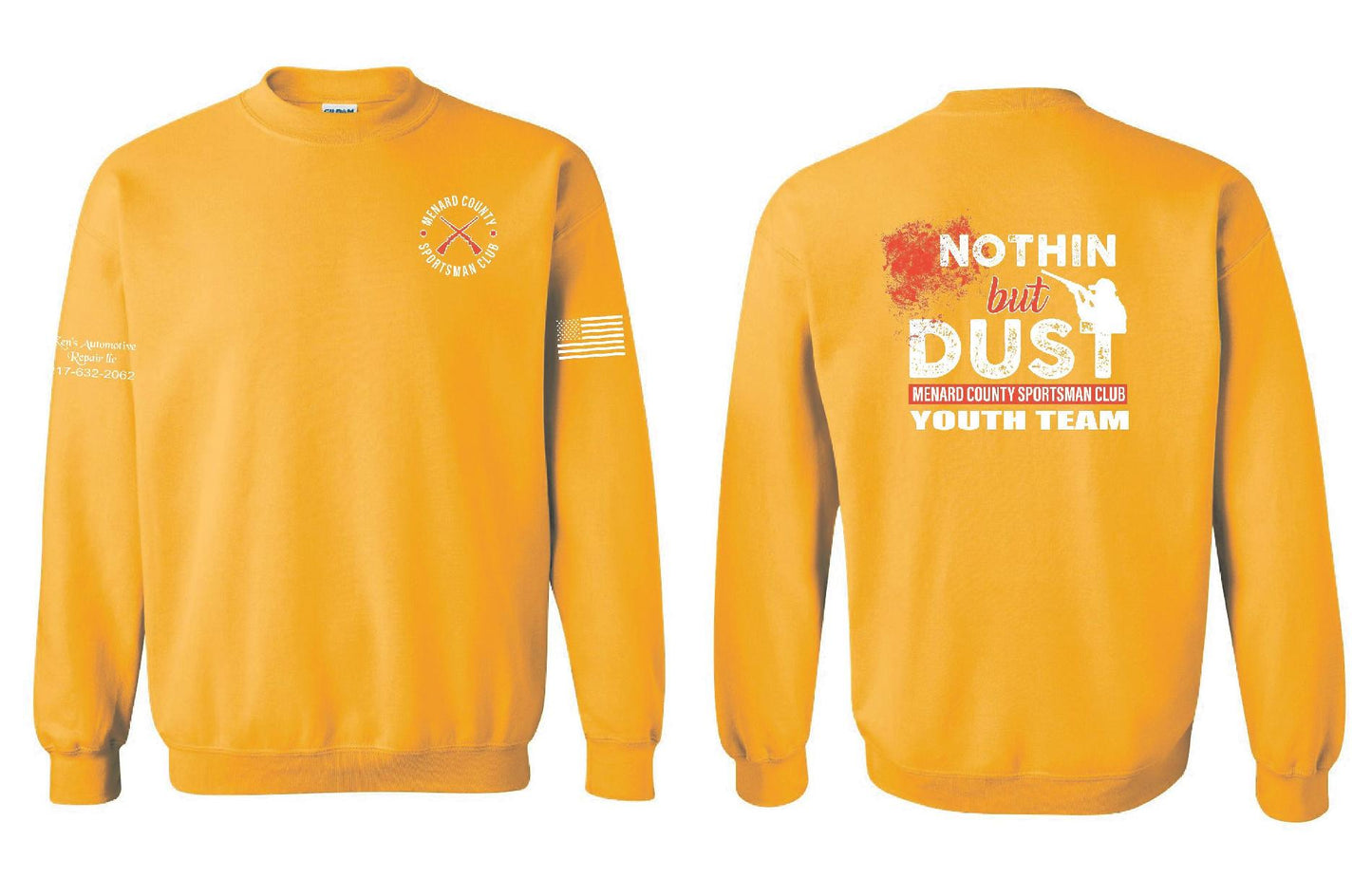 MENARD COUNTY SPORTMAN CLUB UNISEX Crewneck Sweatshirt (P.18000/18000B)