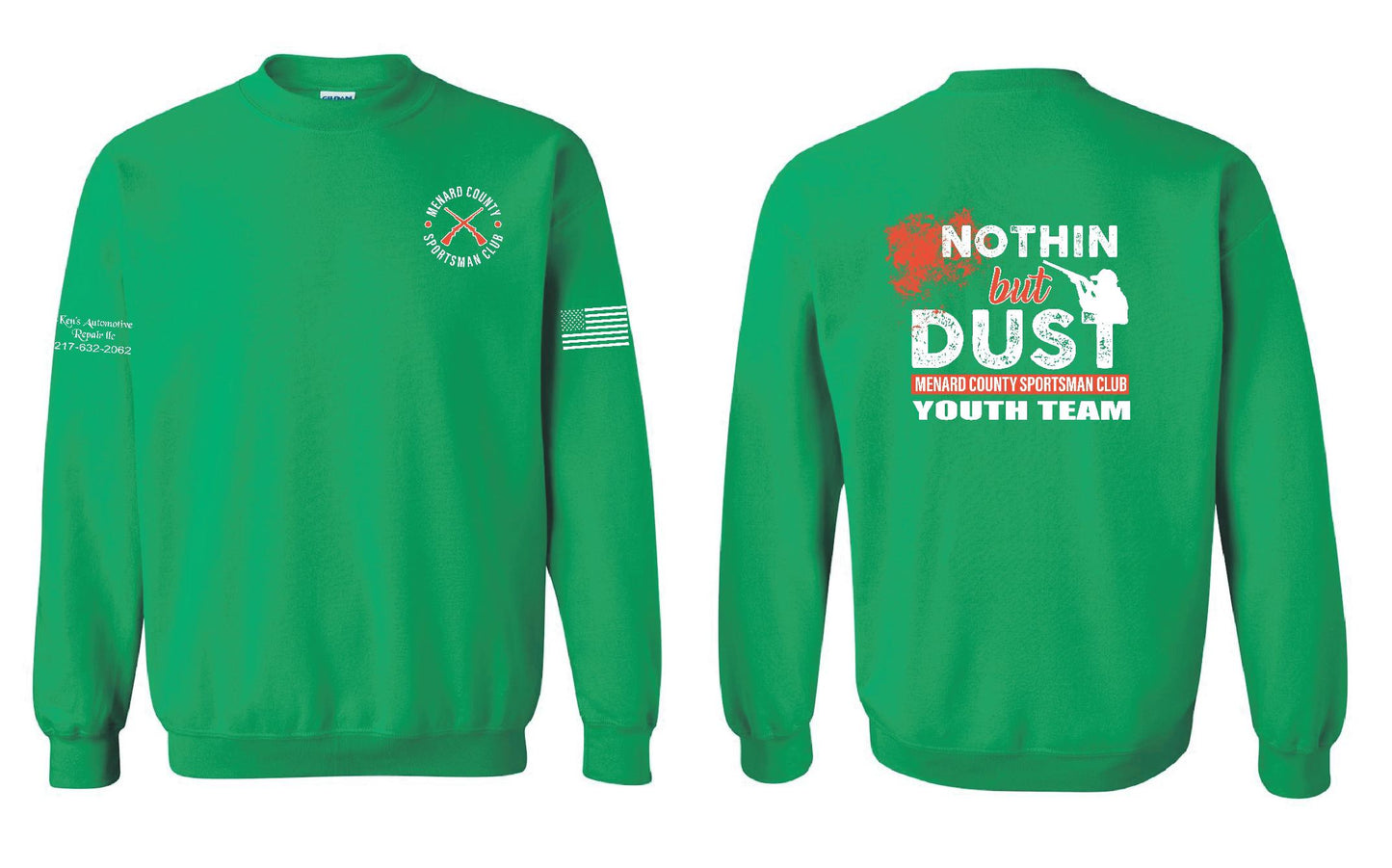 MENARD COUNTY SPORTMAN CLUB UNISEX Crewneck Sweatshirt (P.18000/18000B)