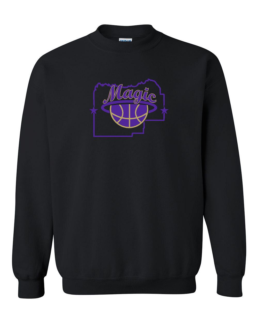 MENARD COUNTY MAGIC BASKETBALL UNISEX Crewneck Sweatshirt (P.18000/18000B)