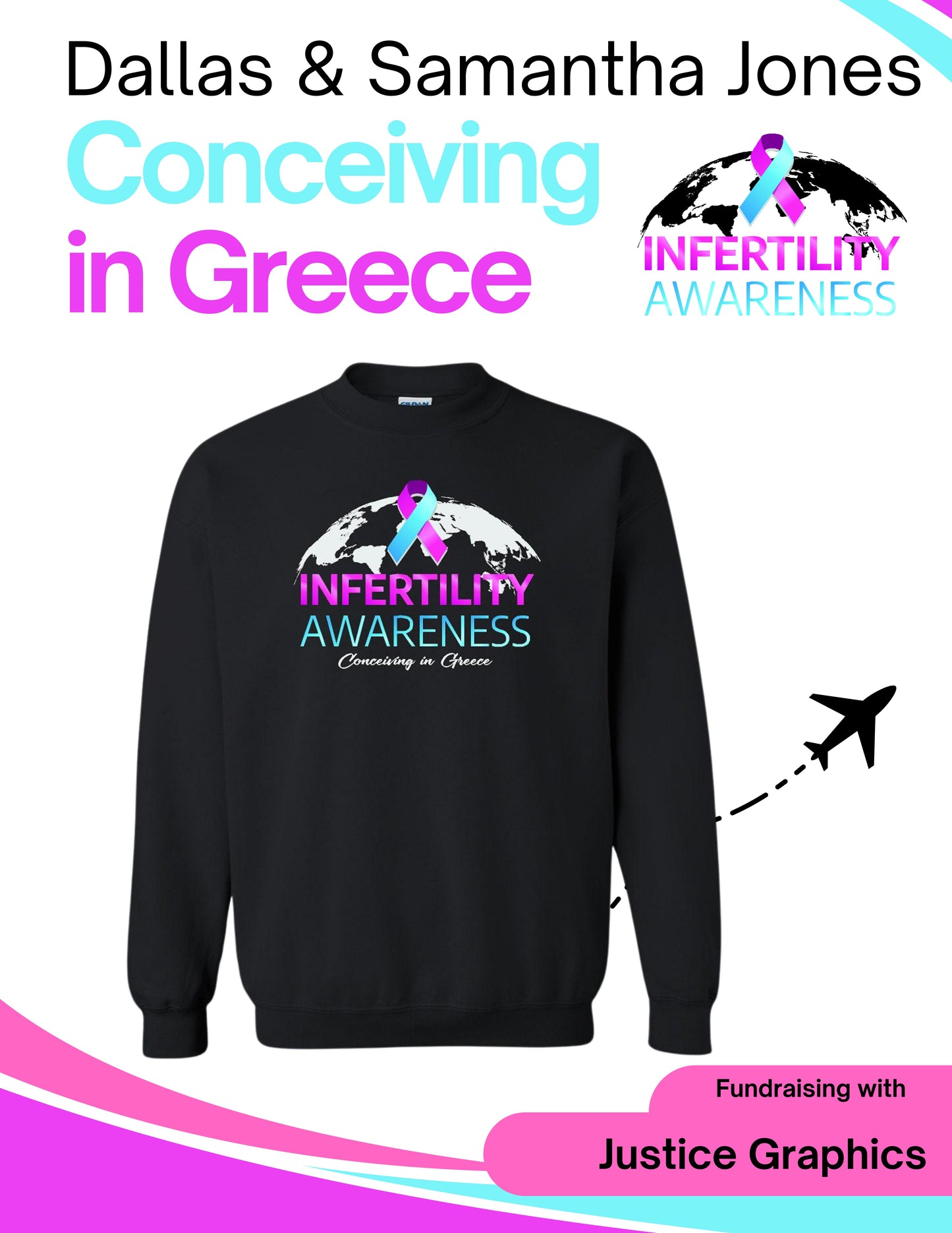 CONCEIVING IN GREECE Unisex Crewneck Sweatshirt (P.18000/18000B)