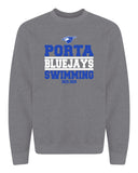 PORTA BLUEJAYS SWIMMING Unisex Crew Sweatshirt (P.18000)