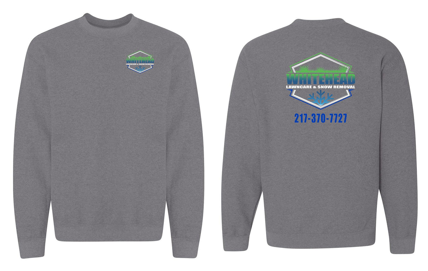 Whitehead Lawncare & Snow Removal Crewneck Sweatshirt (P.18000)
