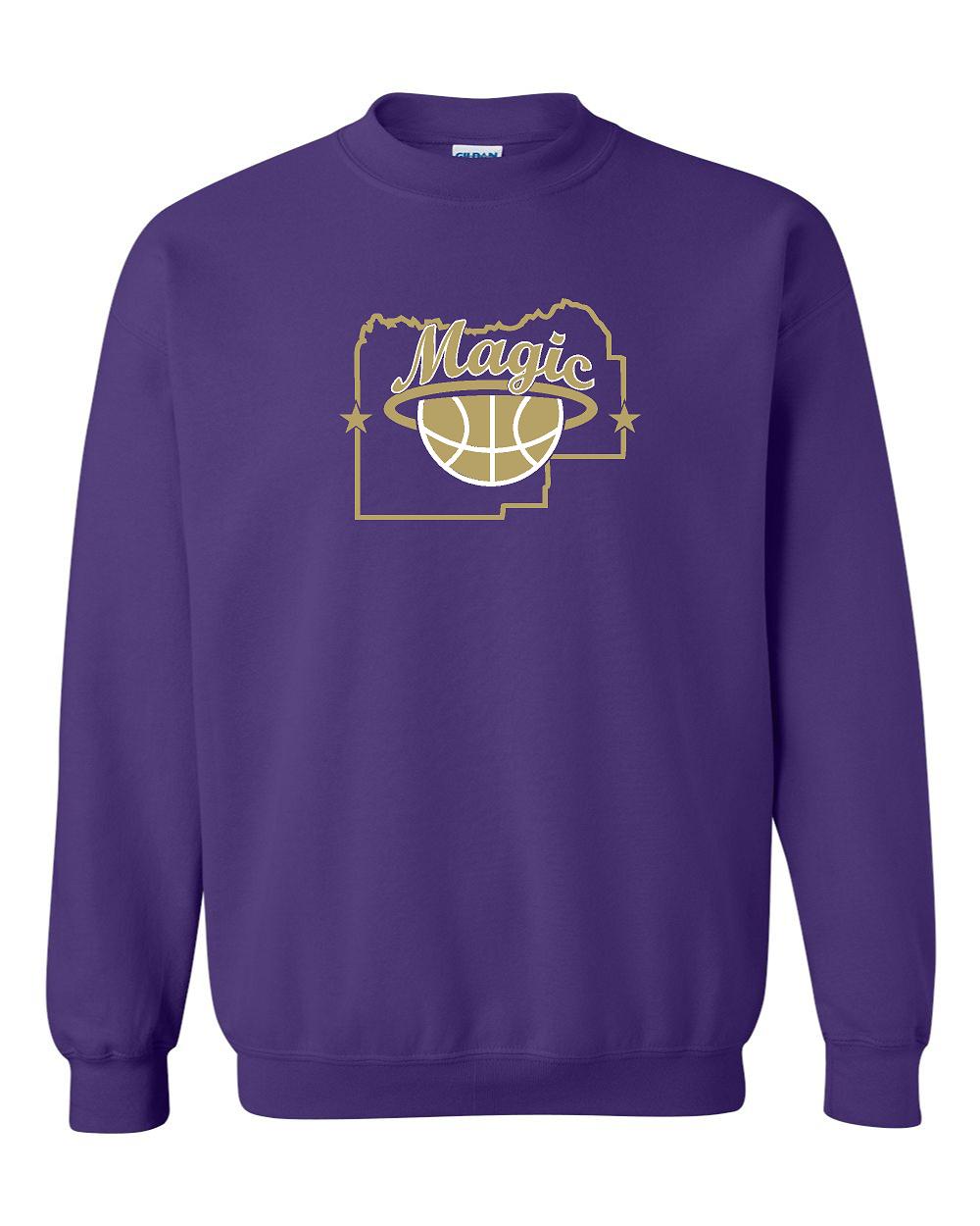 MENARD COUNTY MAGIC BASKETBALL UNISEX Crewneck Sweatshirt (P.18000/18000B)