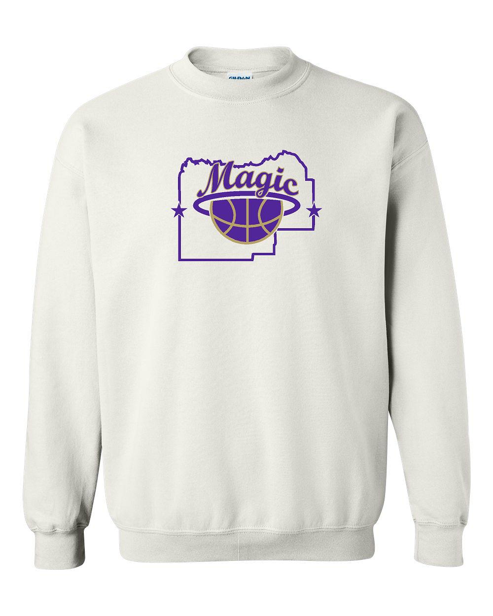 MENARD COUNTY MAGIC BASKETBALL UNISEX Crewneck Sweatshirt (P.18000/18000B)