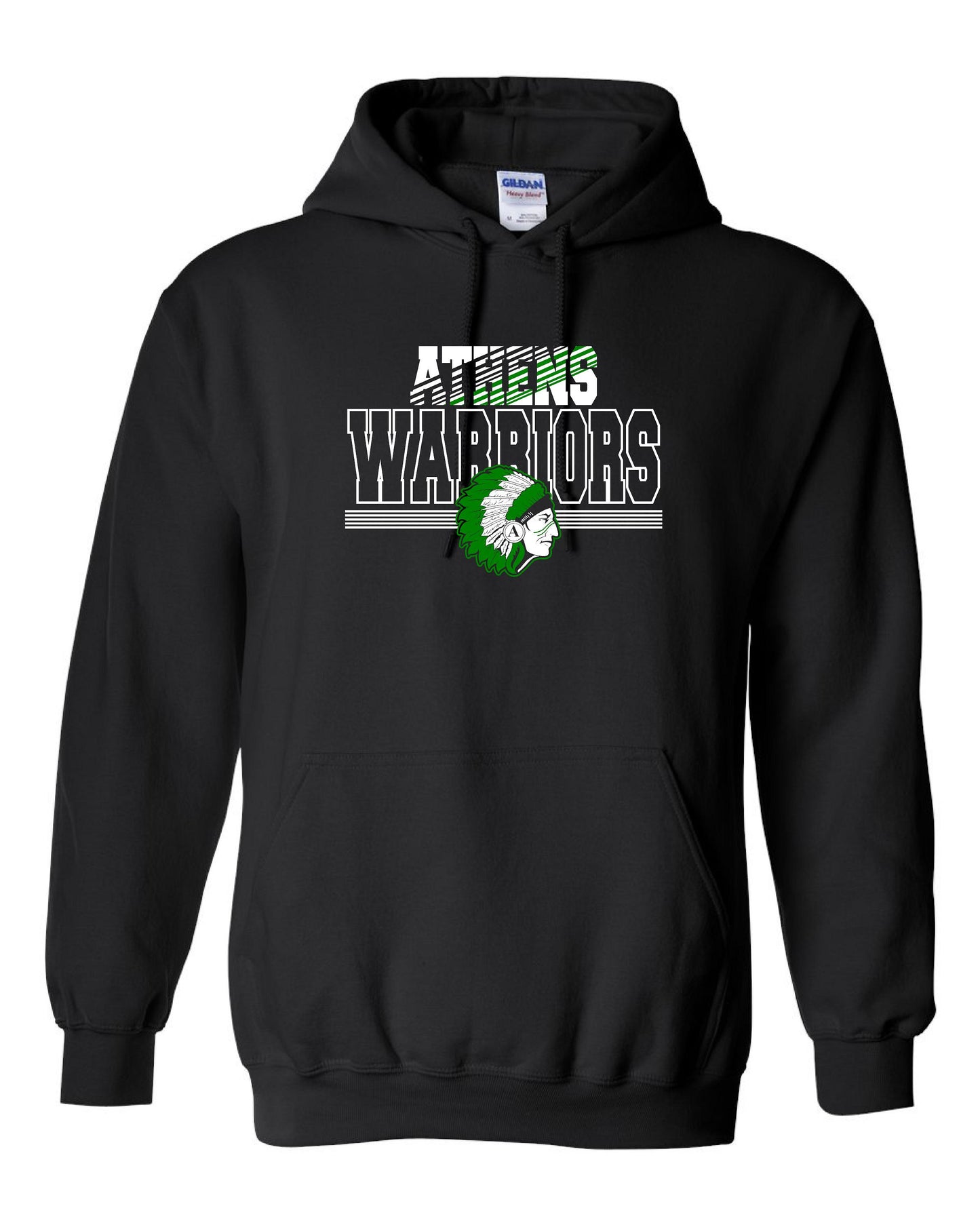 ATHENS BOOSTERS UNISEX HOODED SWEATSHIRT (P.18500)