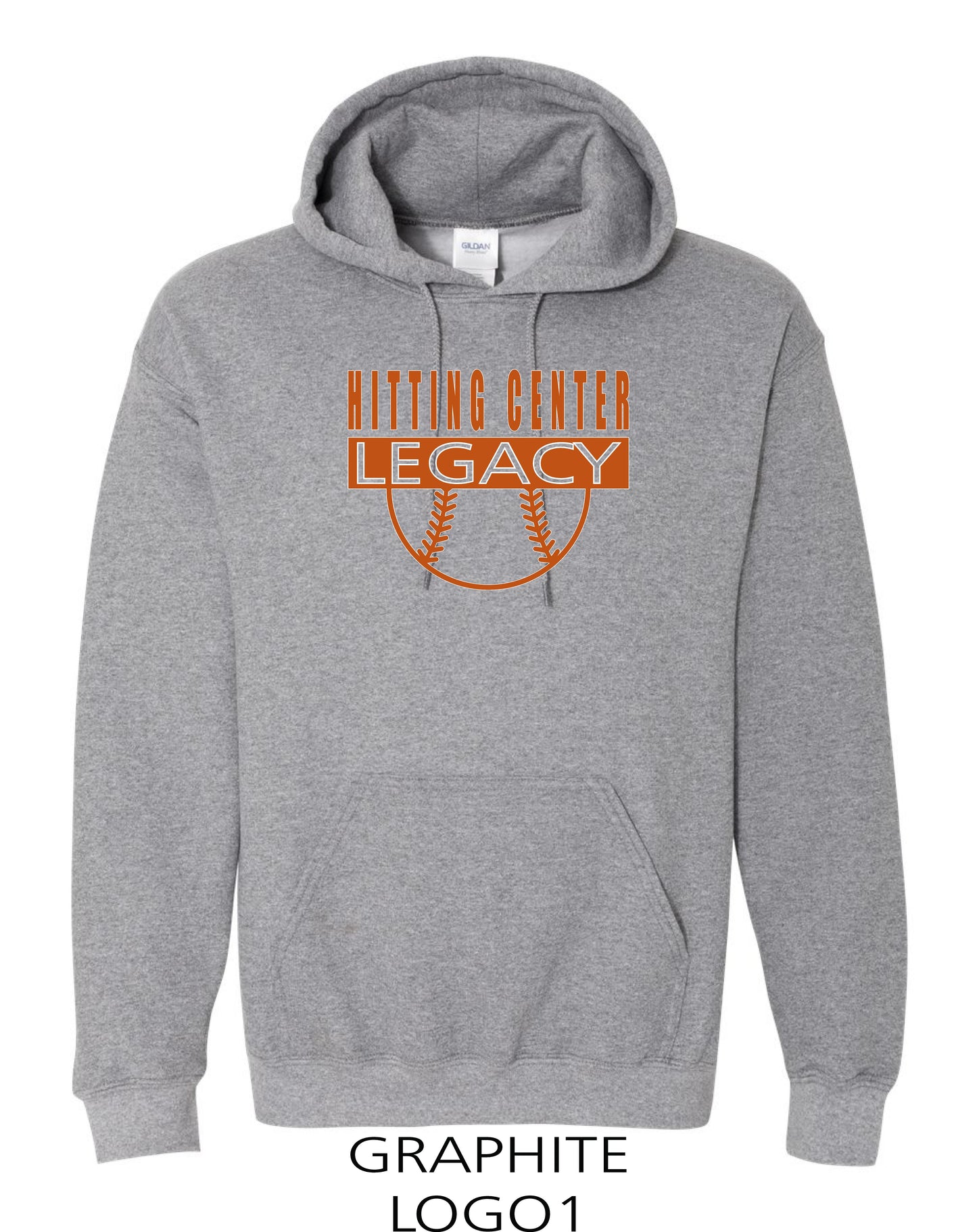 Hitting Center Legacy Softball Unisex Hoodie (P.18500)
