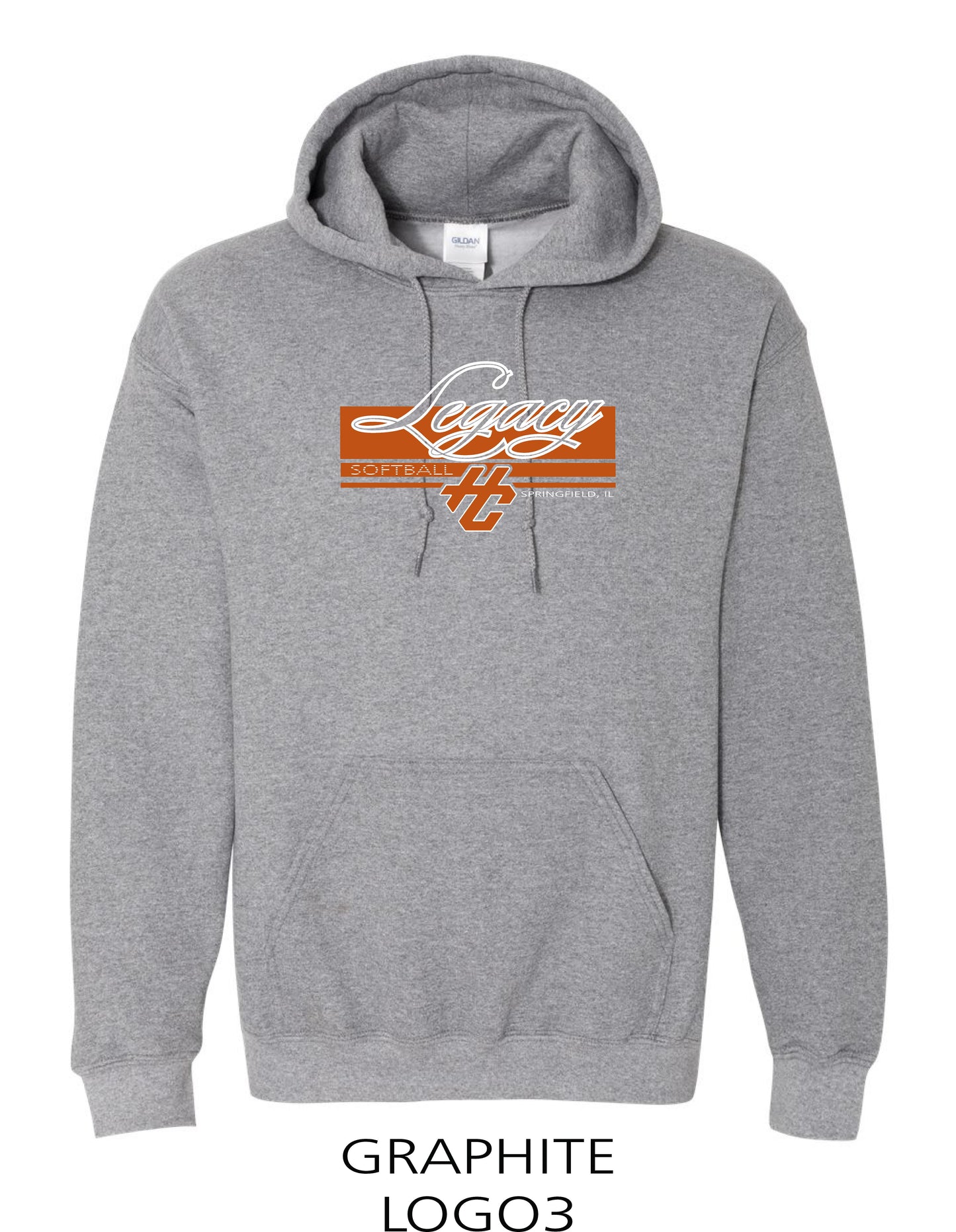 Hitting Center Legacy Softball Unisex Hoodie (P.18500)