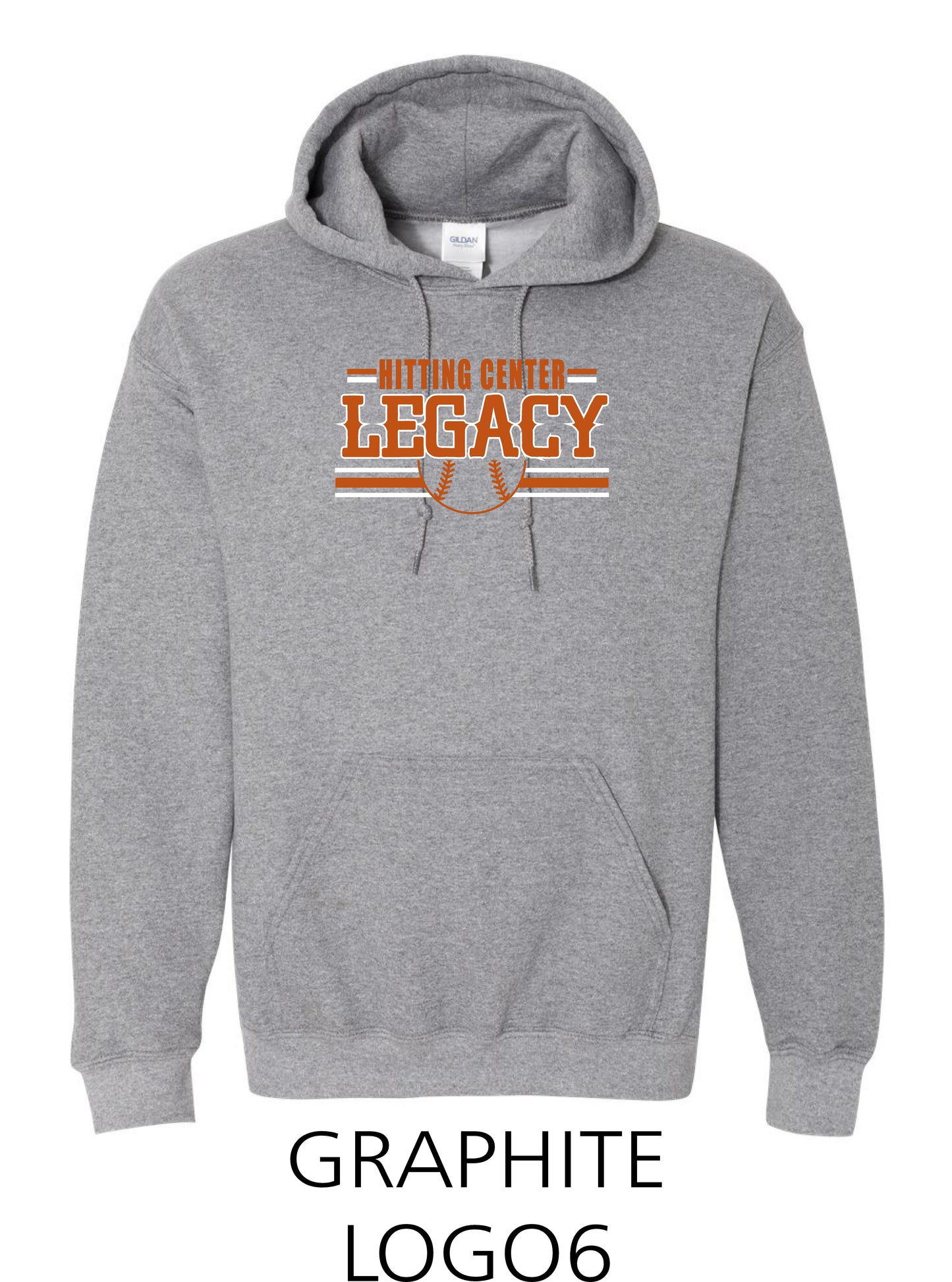 Hitting Center Legacy Softball Unisex Hoodie (P.18500)