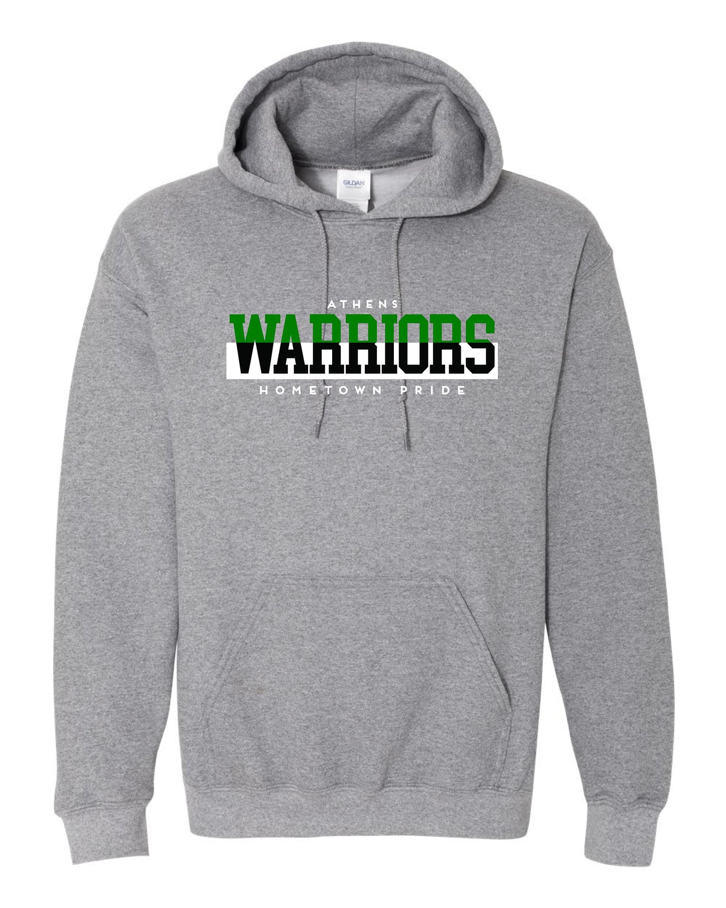 ATHENS BOOSTERS UNISEX HOODED SWEATSHIRT (P.18500)