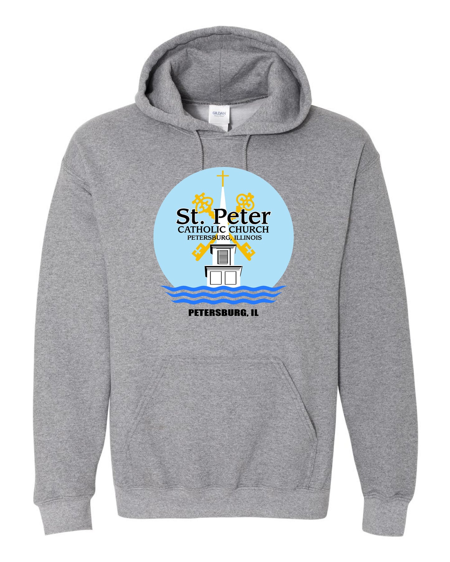 St. Peter and Holy Family Catholic Church Unisex Hoodie (P.18500/18500B)