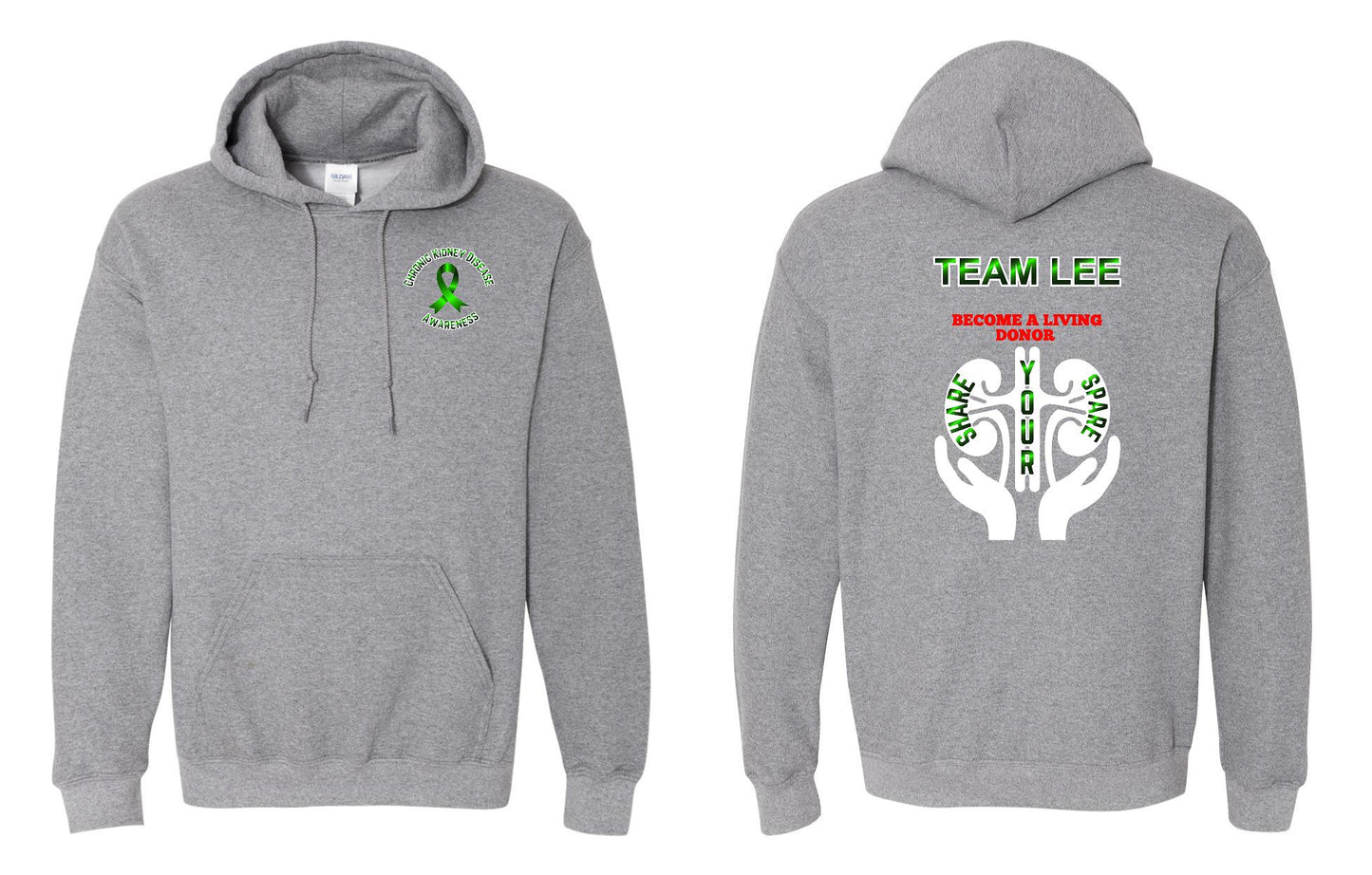 Team Lee Unisex Hooded Sweatshirt (P.18500)
