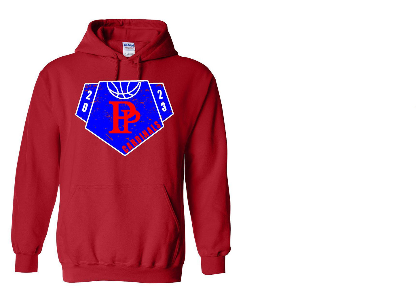 PLEASANT PLAINS JR. HIGH BOYS BASKETBALL UNISEX HOODIE (P.18500)