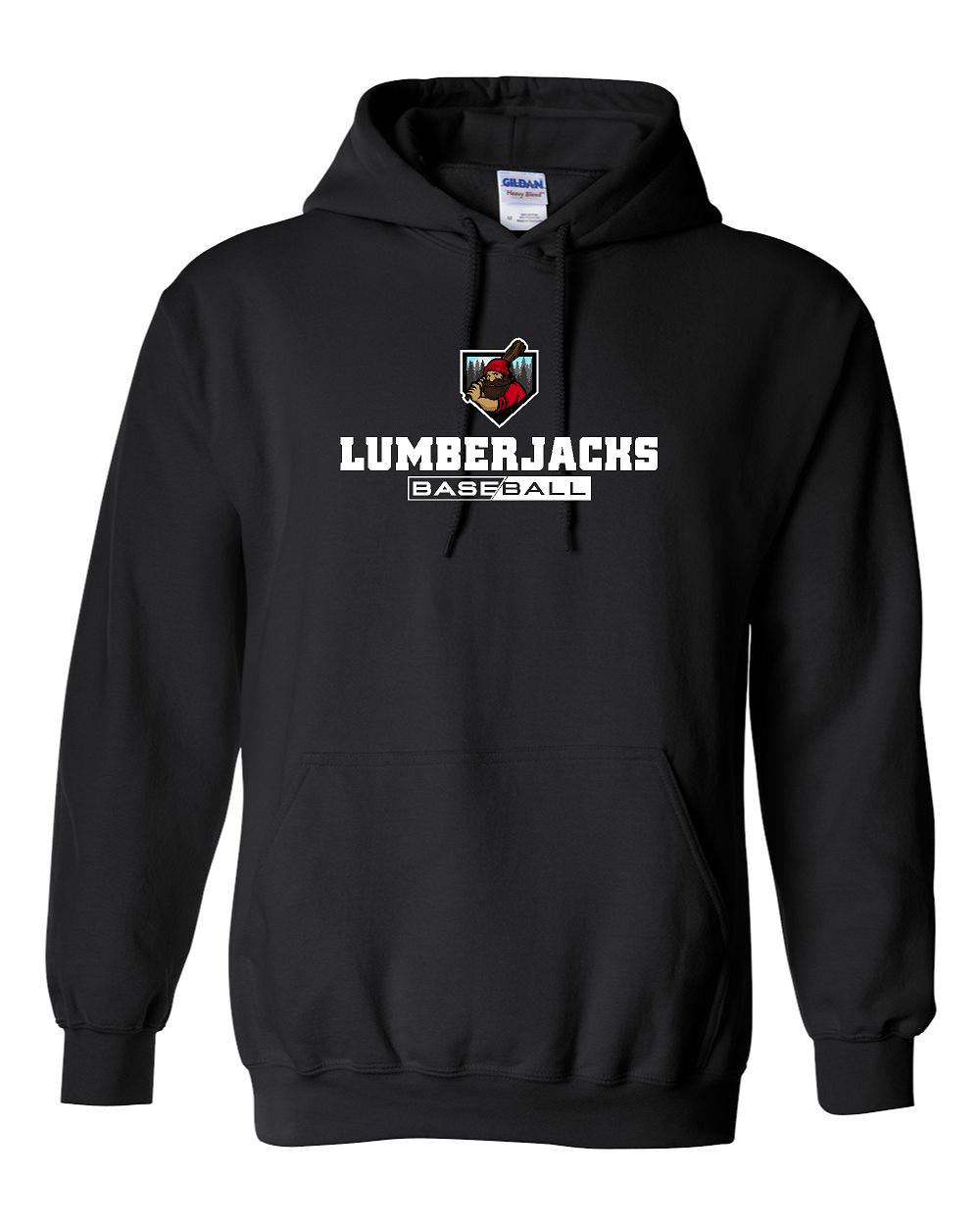 LUMBERJACKS BASEBALL UNISEX HOODED SWEATSHIRT (P.18500)