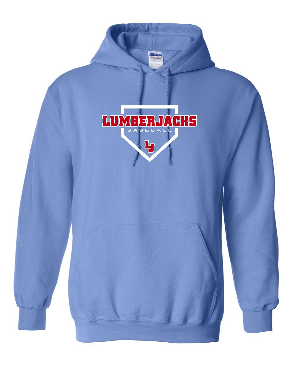 LUMBERJACKS BASEBALL UNISEX HOODED SWEATSHIRT (P.18500)