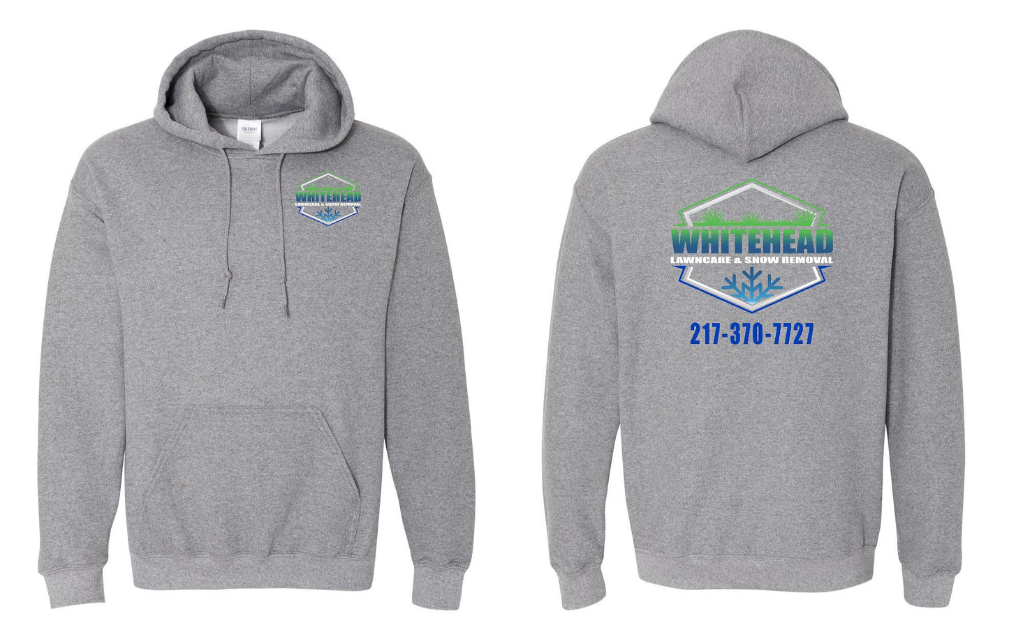 Whitehead Lawncare & Snow Removal Hooded Sweatshirt (P.18500)