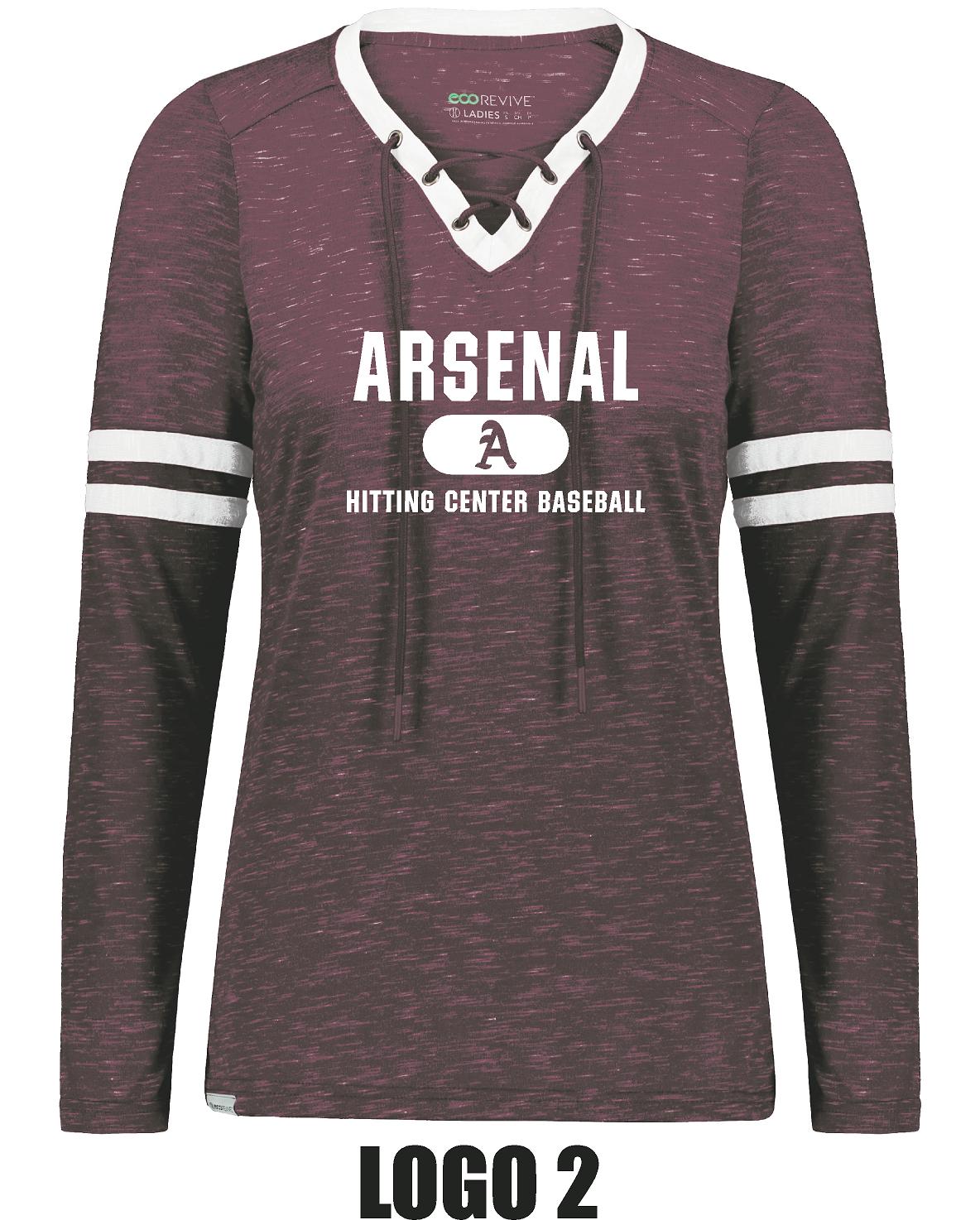 Arsenal Baseball Ladies Monterey Long Sleeve Tee (P.223246)