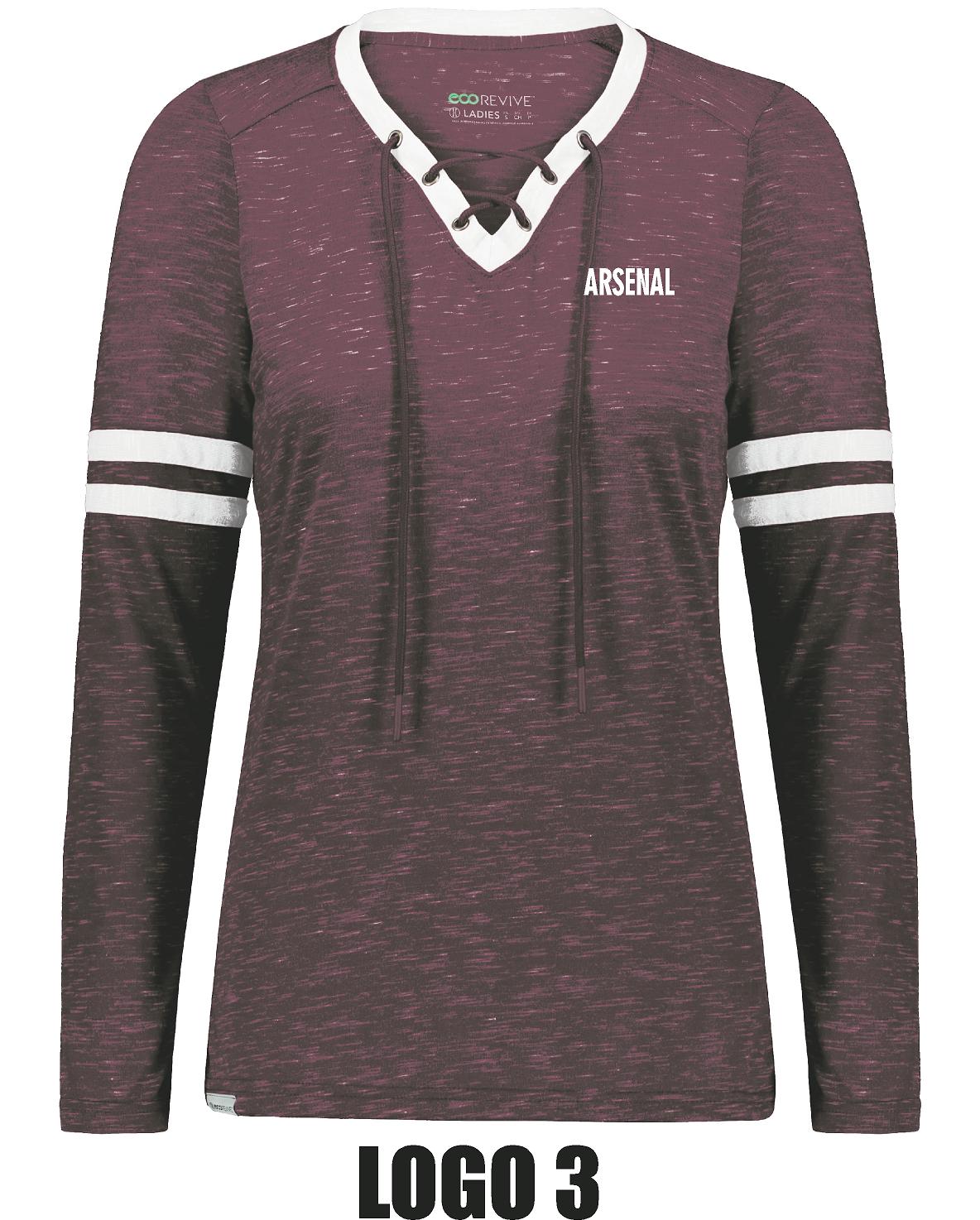Arsenal Baseball Ladies Monterey Long Sleeve Tee (P.223246)