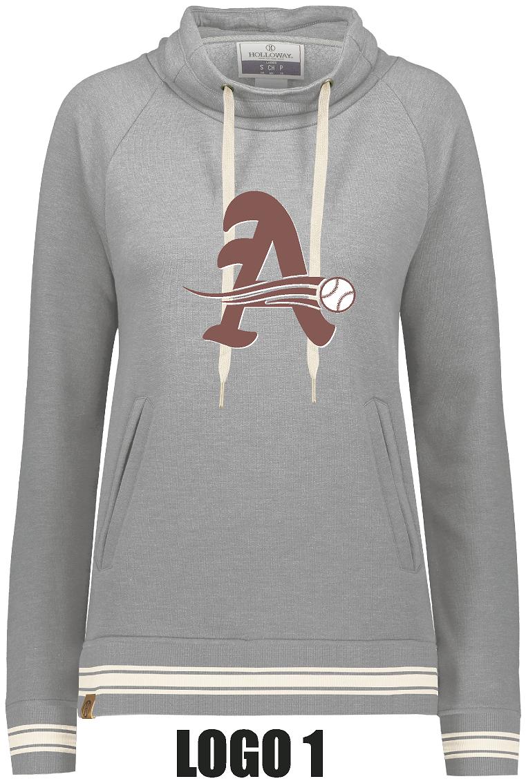 Arsenal Baseball Ladies All-American Funnel Neck Pullover (P.229763)