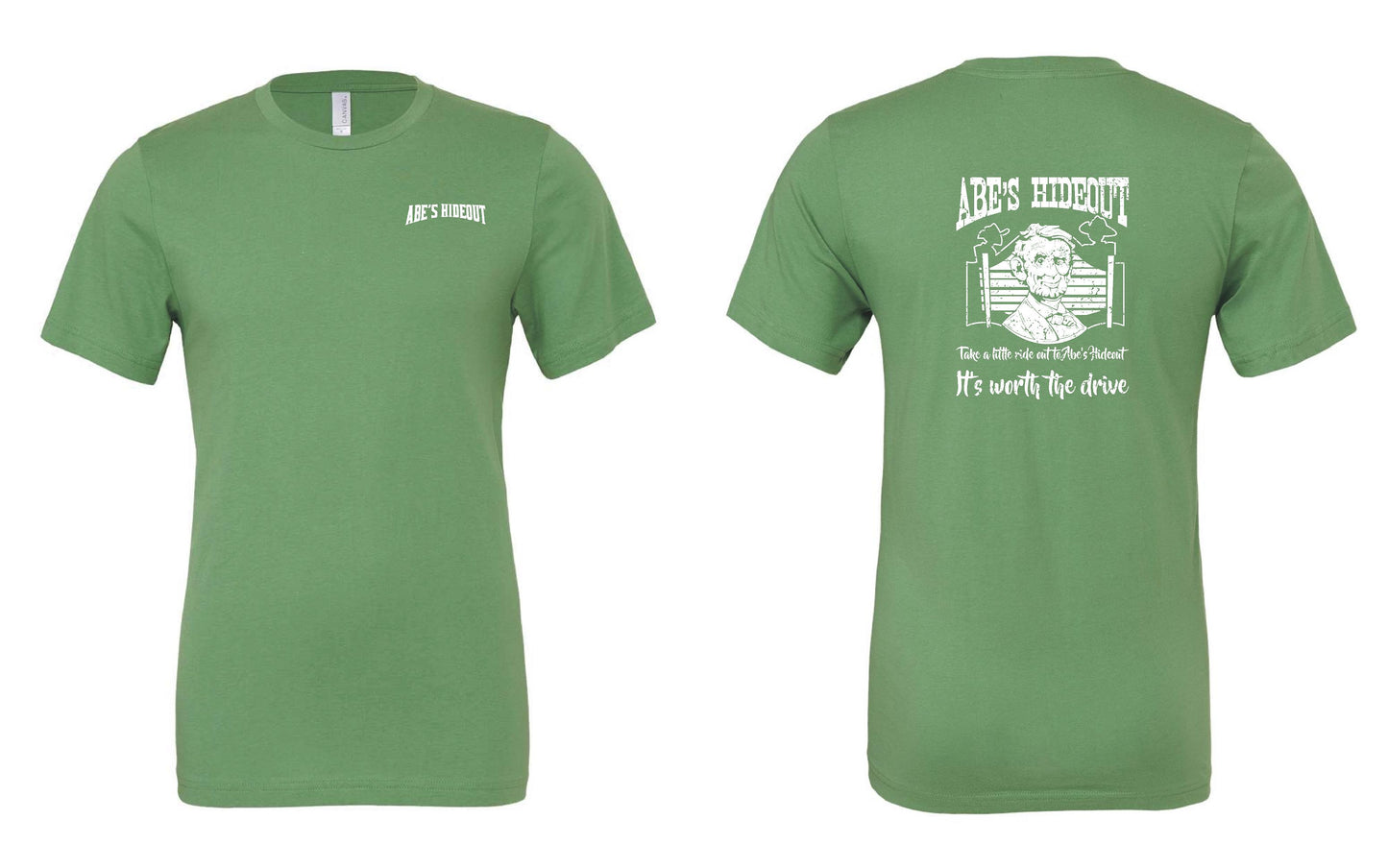 ABE'S HIDEOUT BELLA UNISEX TEE (P.3001)