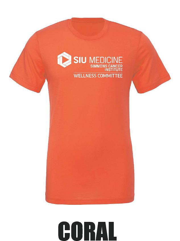 SIU SIMMONS CANCER INSTITUTE WELLNESS COMMITTEE BELLA UNISEX TEE (P.3001)