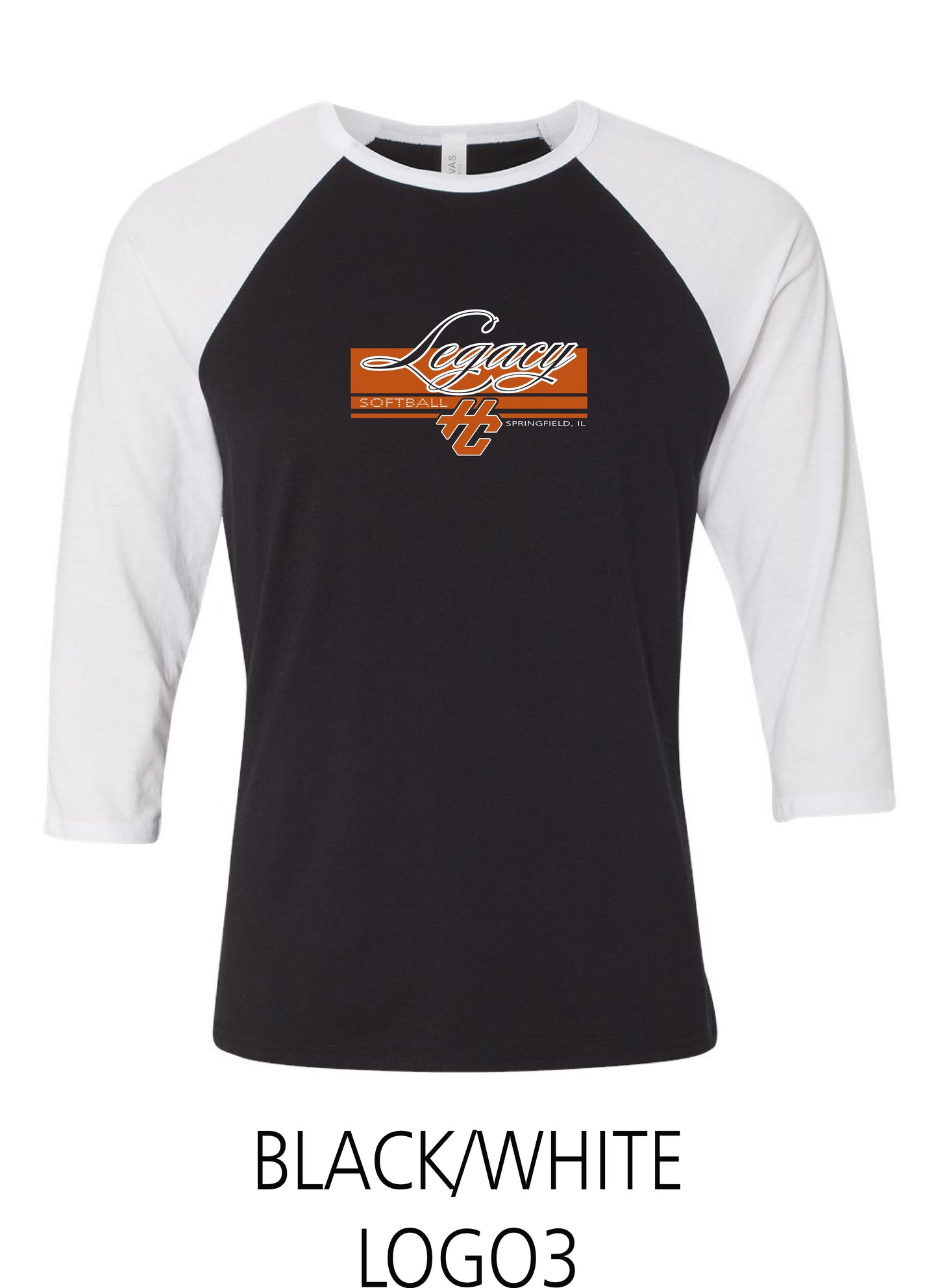 Hitting Center Legacy Softball VINTAGE SUN BASEBALL TEE (P.3200)