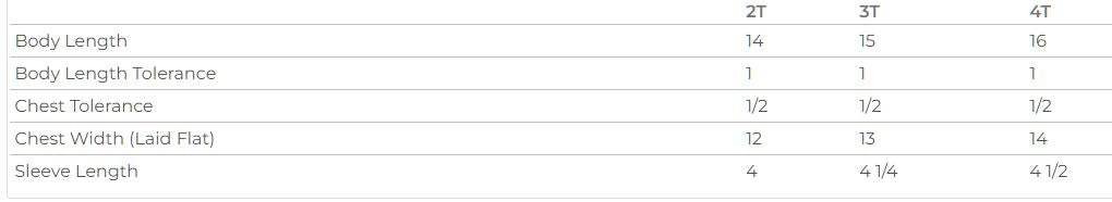 Kardinal Kids Daycare TODDLER Cotton Jersey Tee -(P.3301T)