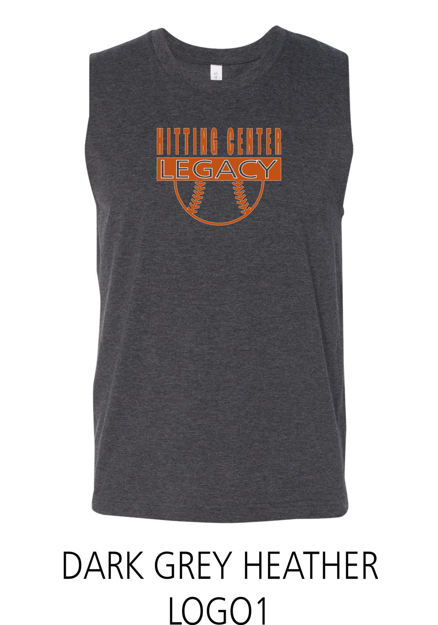 Hitting Center Legacy Softball BELLA + CANVAS UNISEX Jersey Muscle Tank (P.3483)