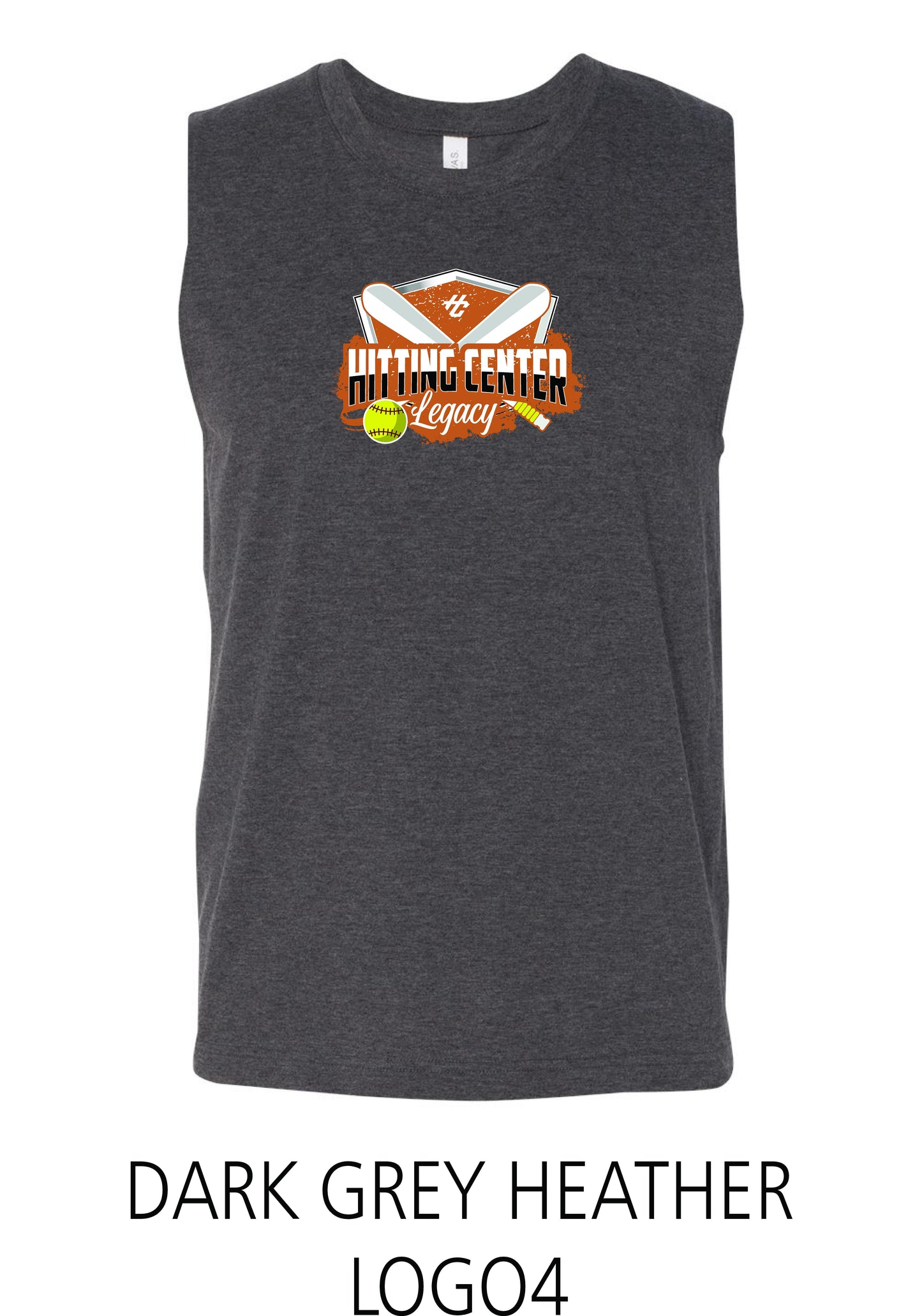 Hitting Center Legacy Softball BELLA + CANVAS UNISEX Jersey Muscle Tank (P.3483)