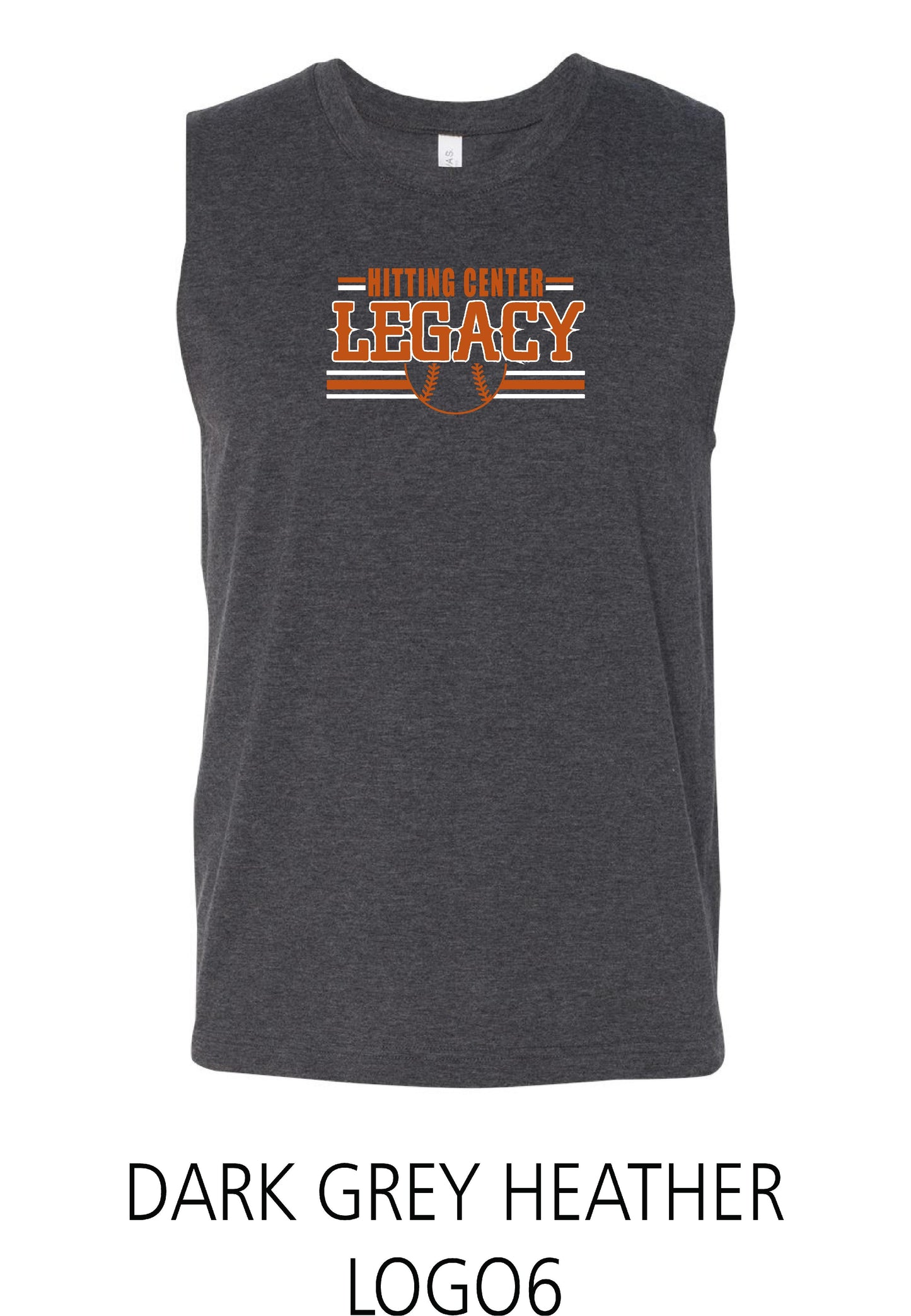 Hitting Center Legacy Softball BELLA + CANVAS UNISEX Jersey Muscle Tank (P.3483)