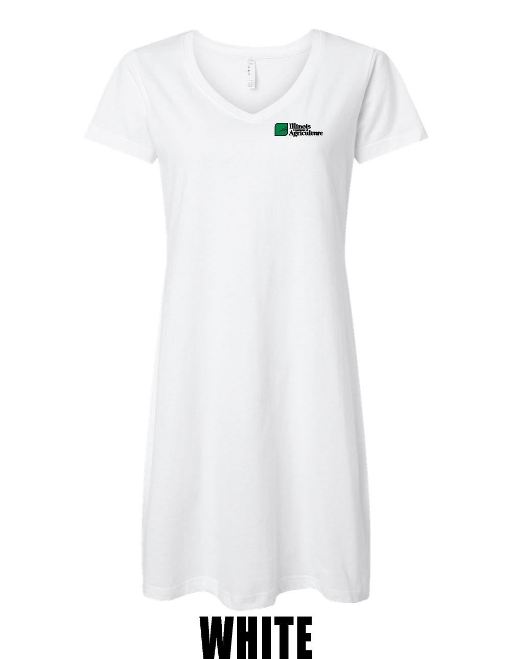 Illinois Department of Agriculture LAT - Women's Fine Jersey V-Neck Coverup (E.3522)