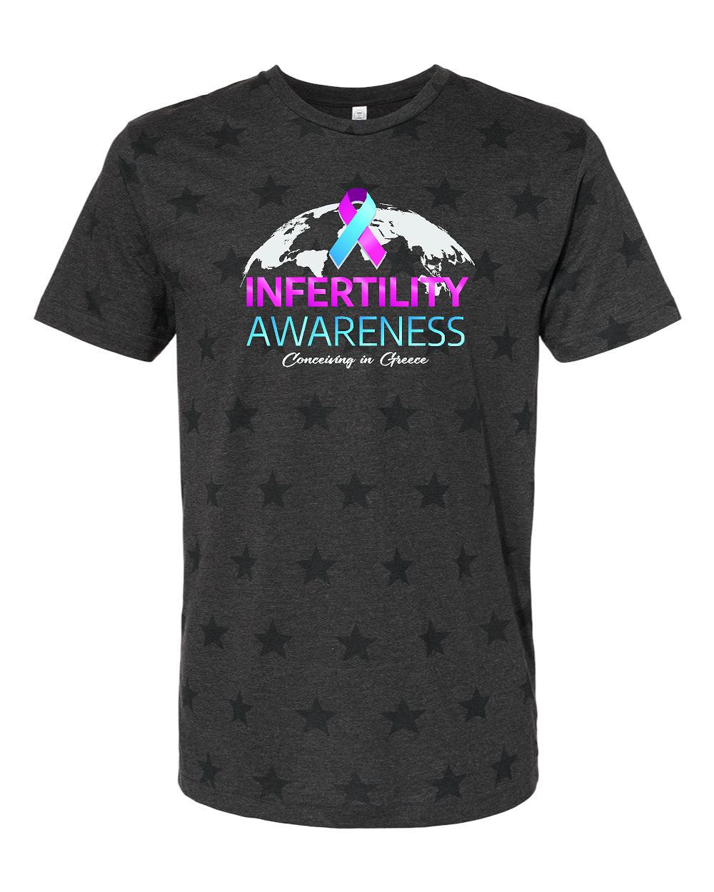 CONCEIVING IN GREECE Code Five - Star Print Tee (P.3929/3029)